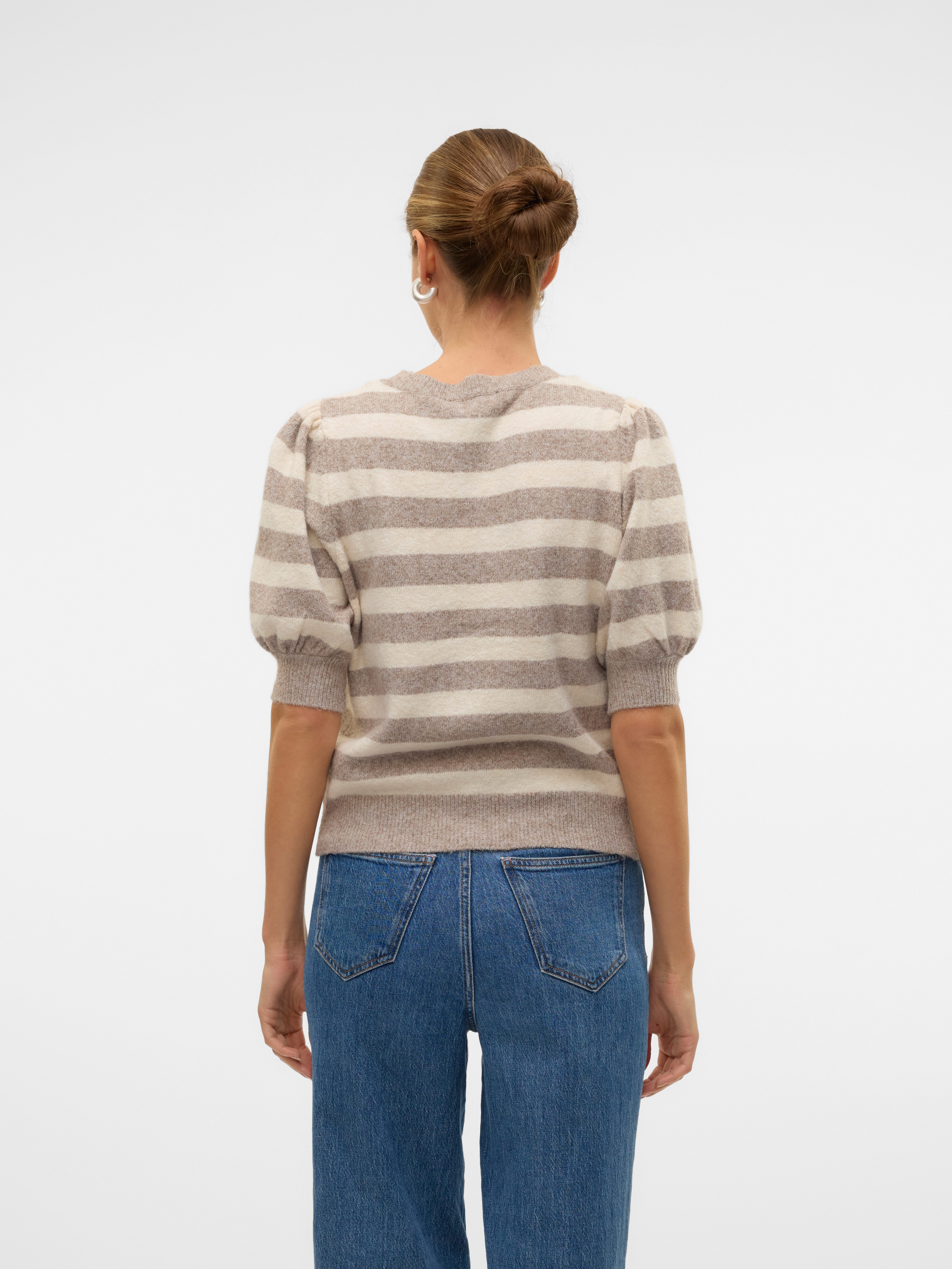 Vero Moda Trui met korte mouwen VMDOFFY 2/4 O-NECK PULLOVER GA NOOS
