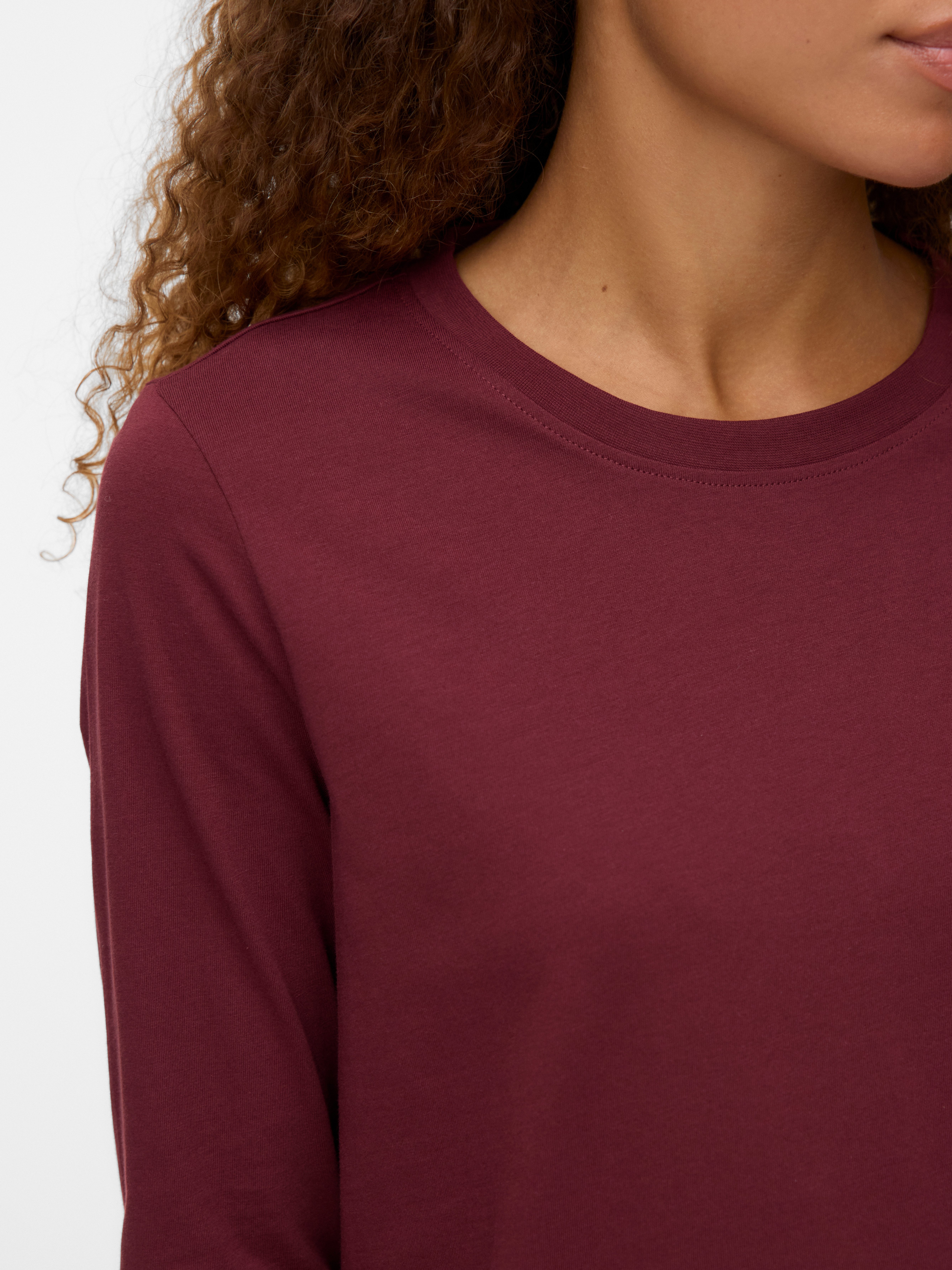 Vero Moda Shirt met lange mouwen VMPAULINA LS T-SHIRT GA JRS NOOS