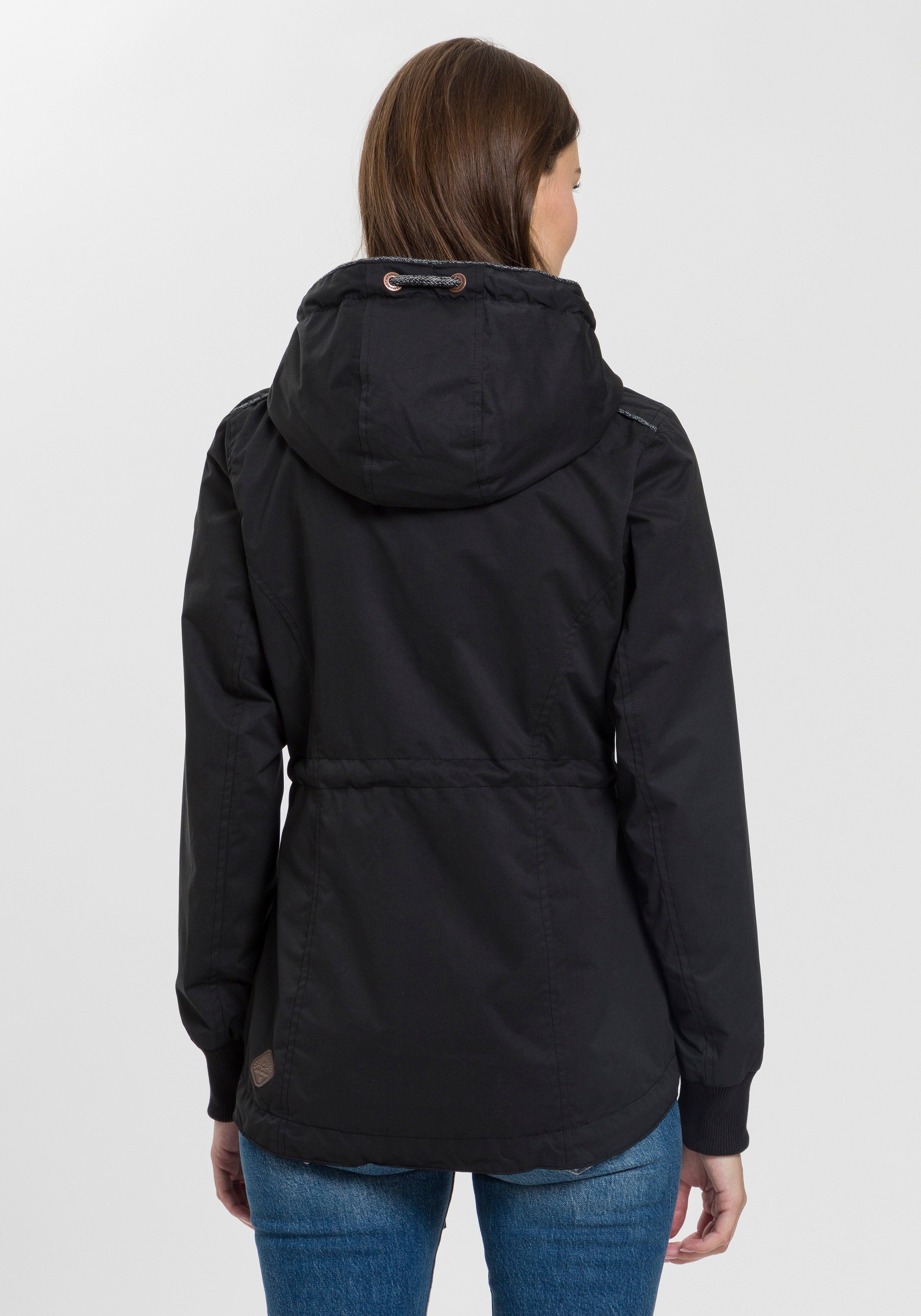 Ragwear Outdoorjack DANKA Urban Streetwear- Overgangs-stijl met capuchon