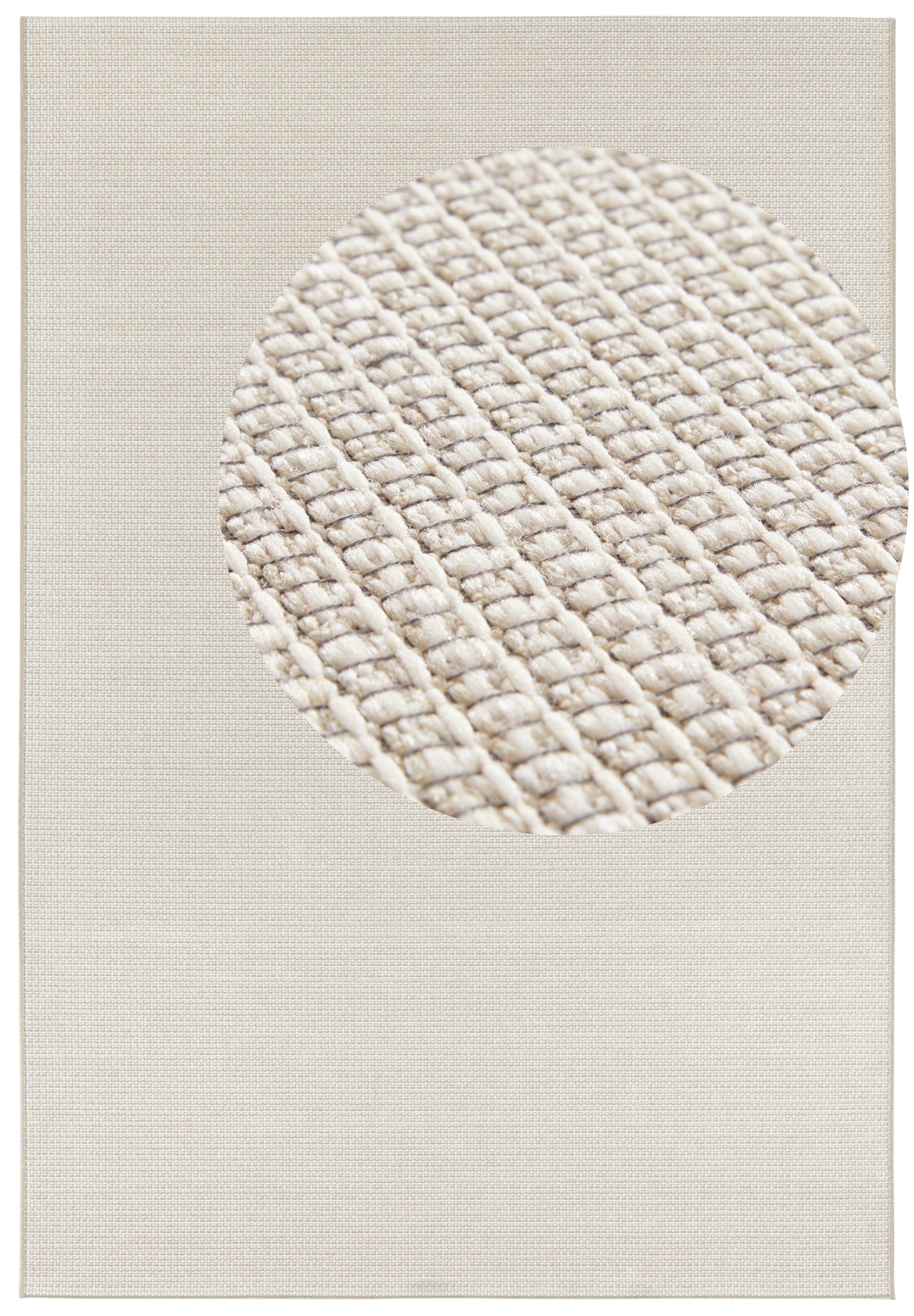 ELLE DECORATION Vloerkleed Millau Platweefsel, in- & outdoor, modern, terras, balkon, woonkamer