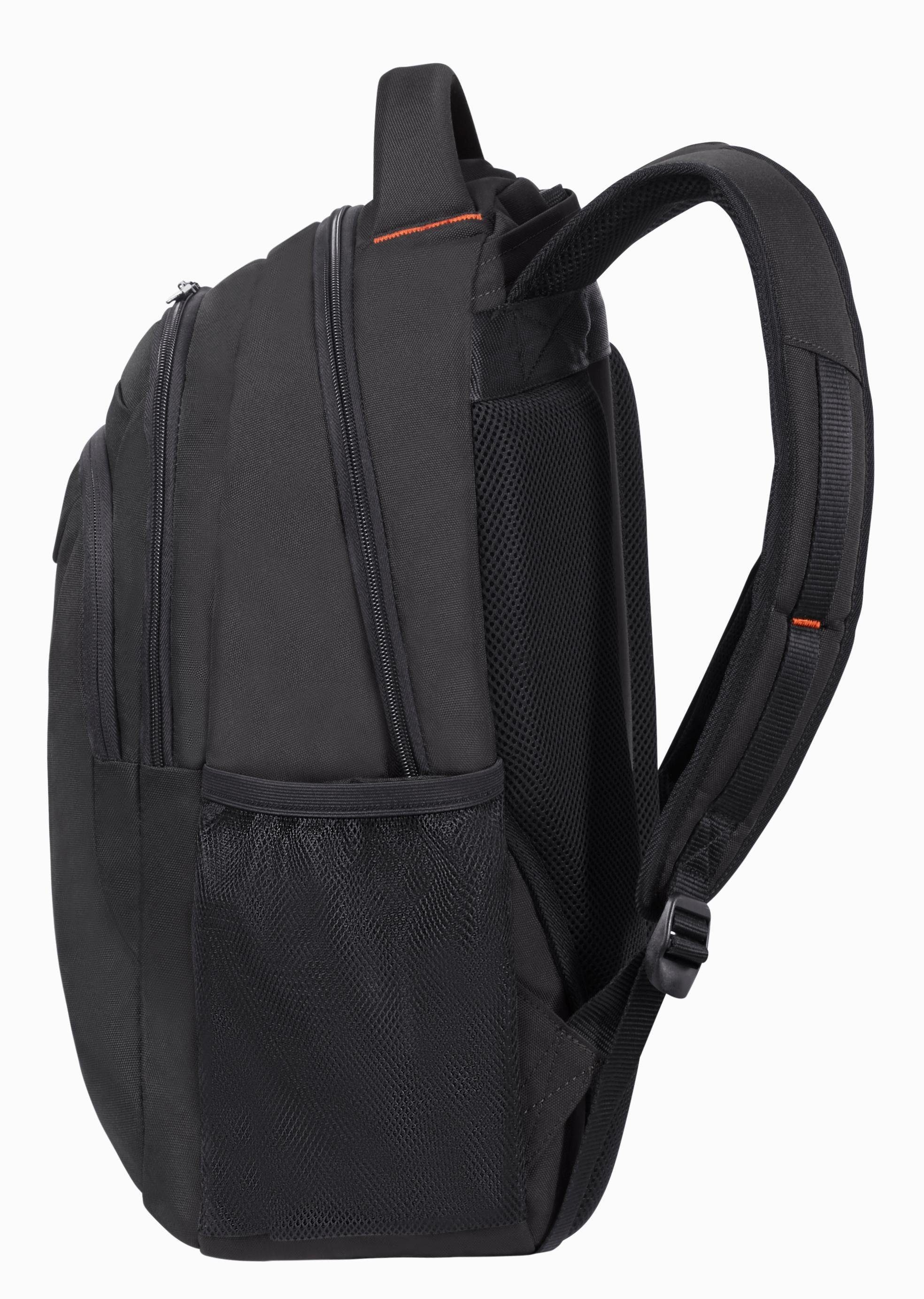 American Tourister Laptoprugzak AT WORK black orange Vrijetijds rugzak werk rugzak laptop rugzak