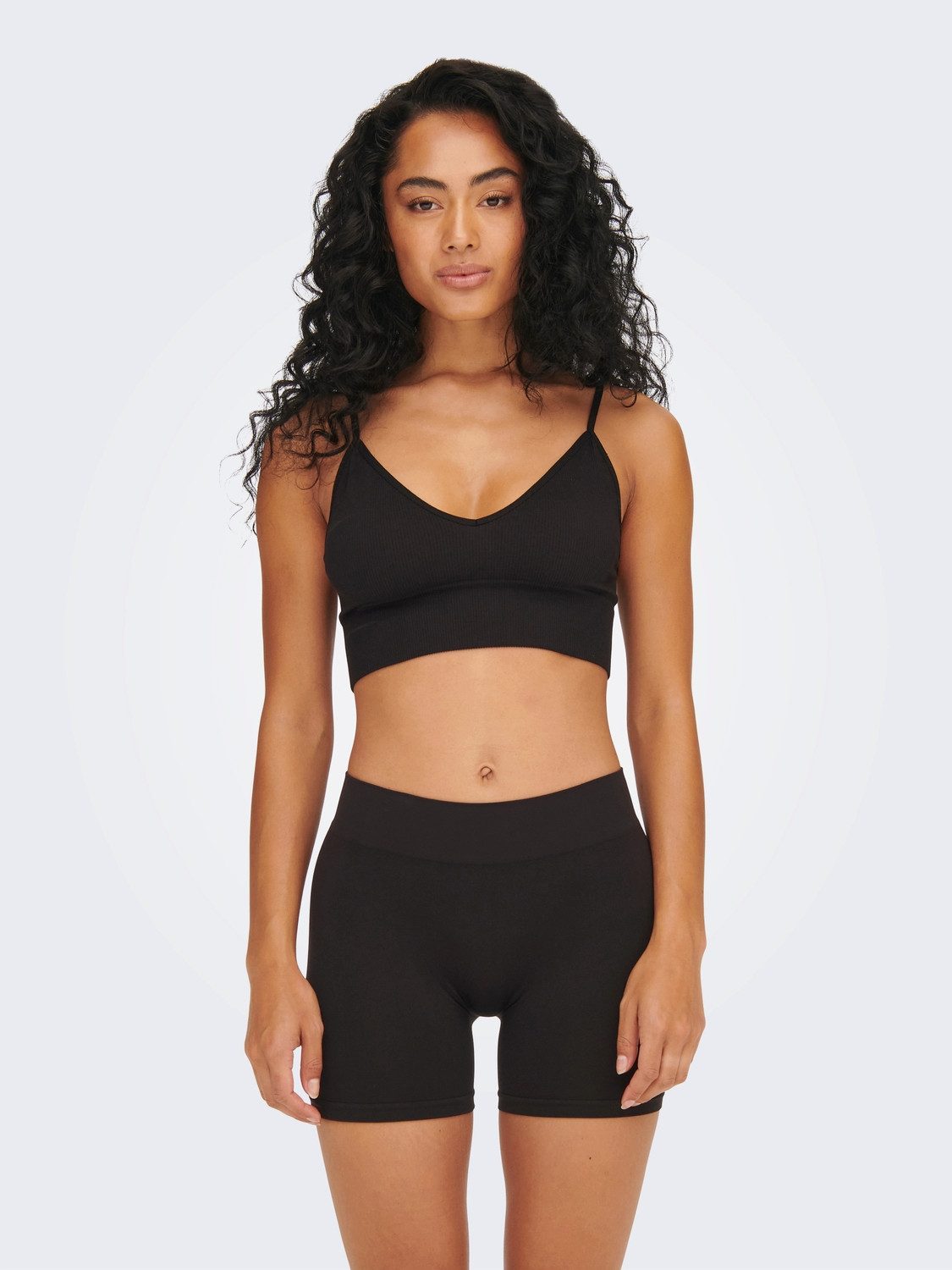 Only Hotpants ONLVICKY S-LESS MINI SHORTS 2-PACK (set 2-delig)