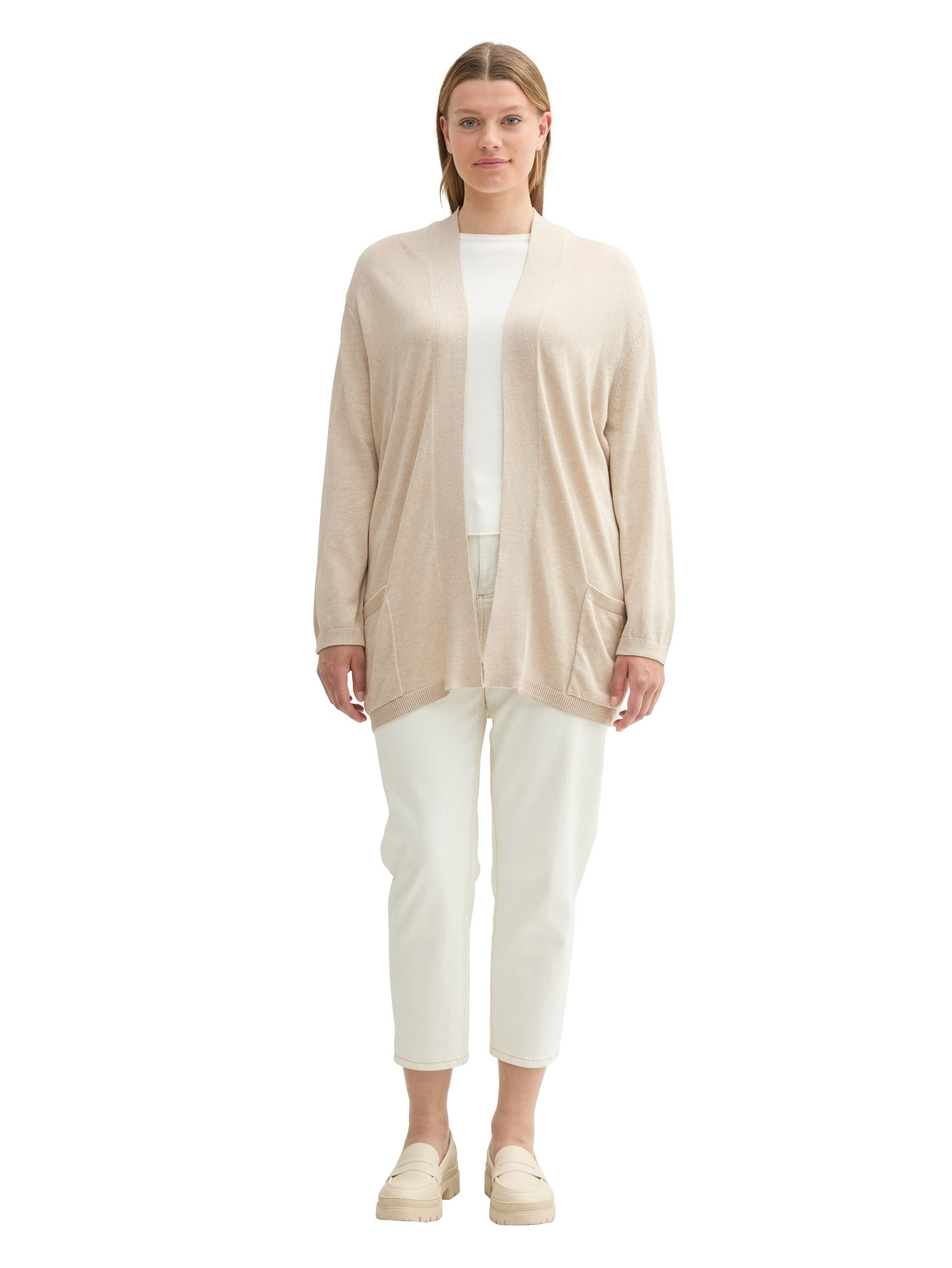 TOM TAILOR MY TRUE ME Cardigan zonder sluiting en met zijzakken