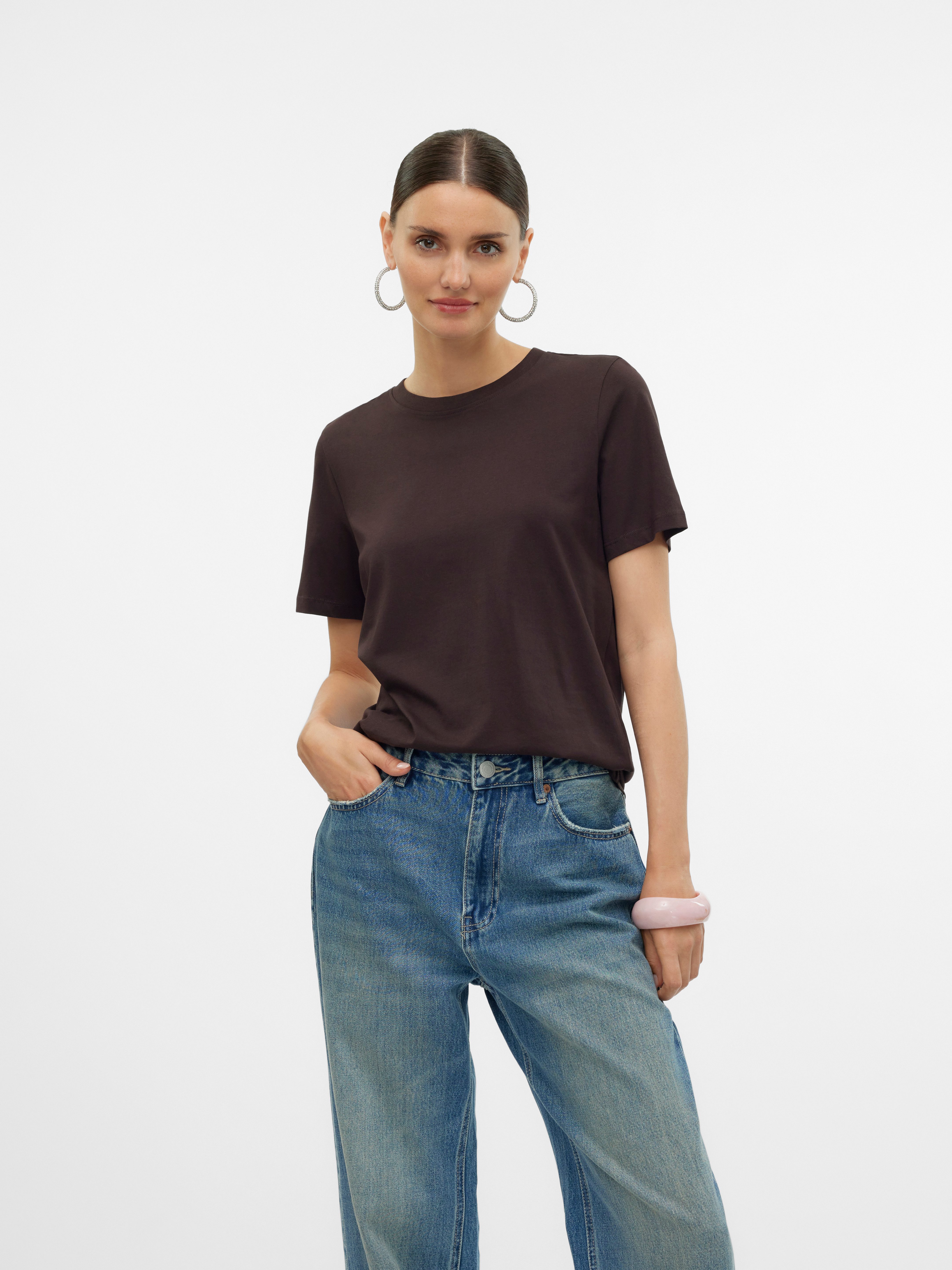 Vero Moda Shirt met korte mouwen VMPAULINA SS T-SHIRT GA JRS NOOS