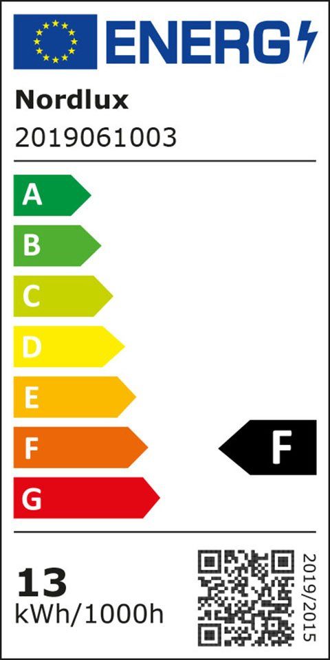 Nordlux Ledwandlamp voor buiten Turn Draaibaar magneetscherm,incl. led module, IP54 voor binnen, aan de buitenkant en bad