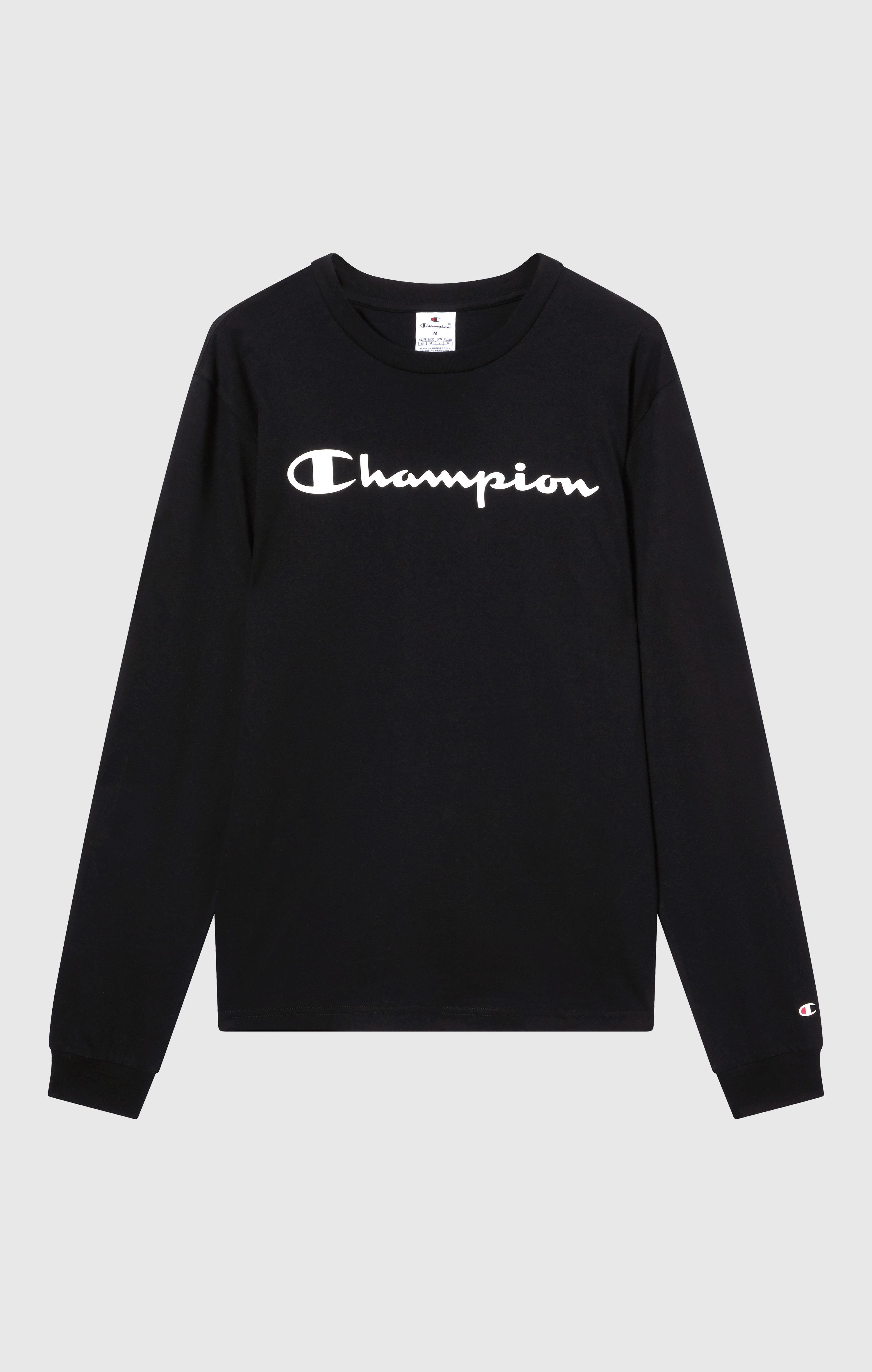 Champion T-shirt BASICS Long-Sleeve T-Shirt Large Logo (1-delig)