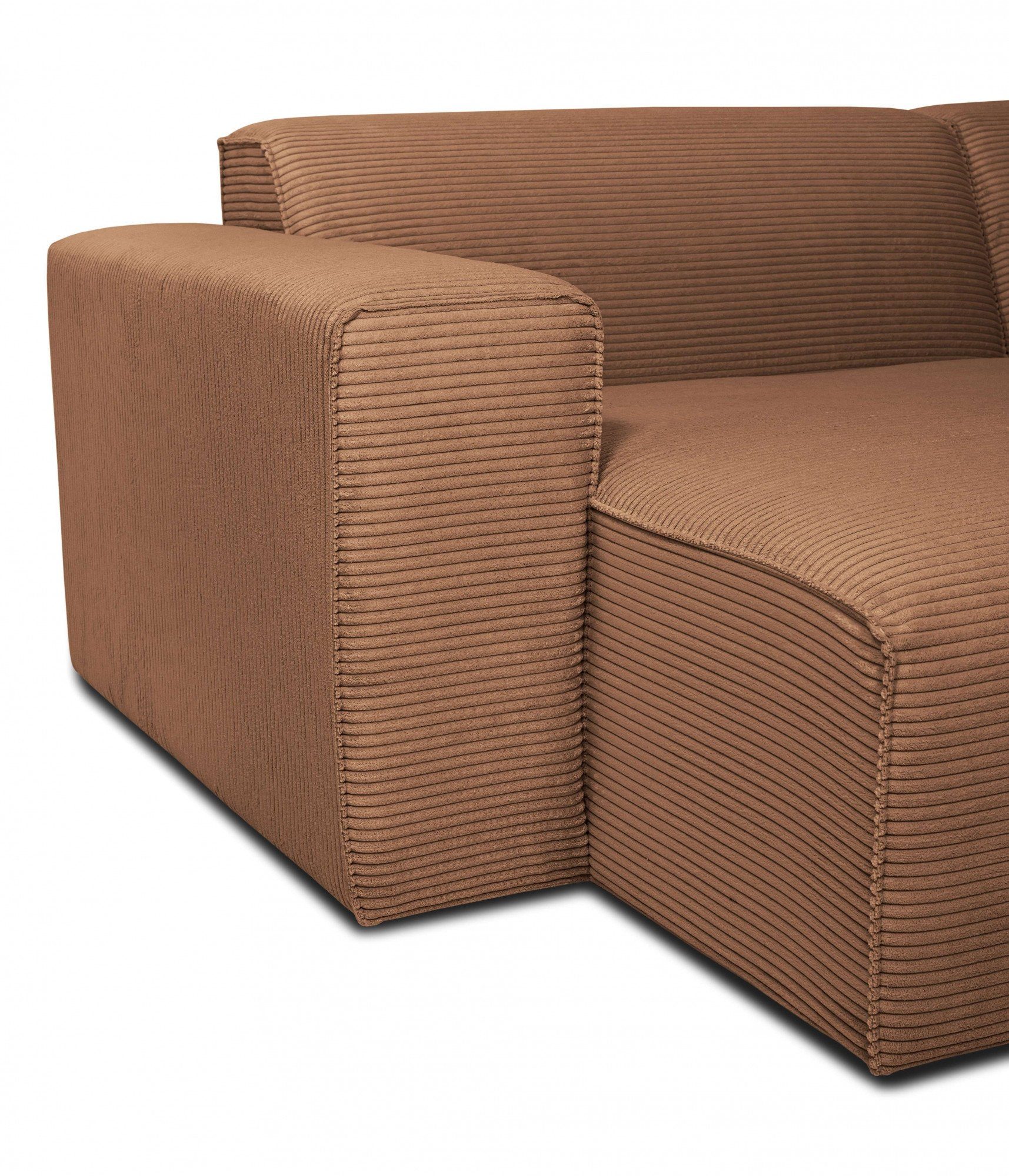 INOSIGN Zithoek Clayton in een trendy ribfluwelen bekleding, diverse combinaties mogelijk