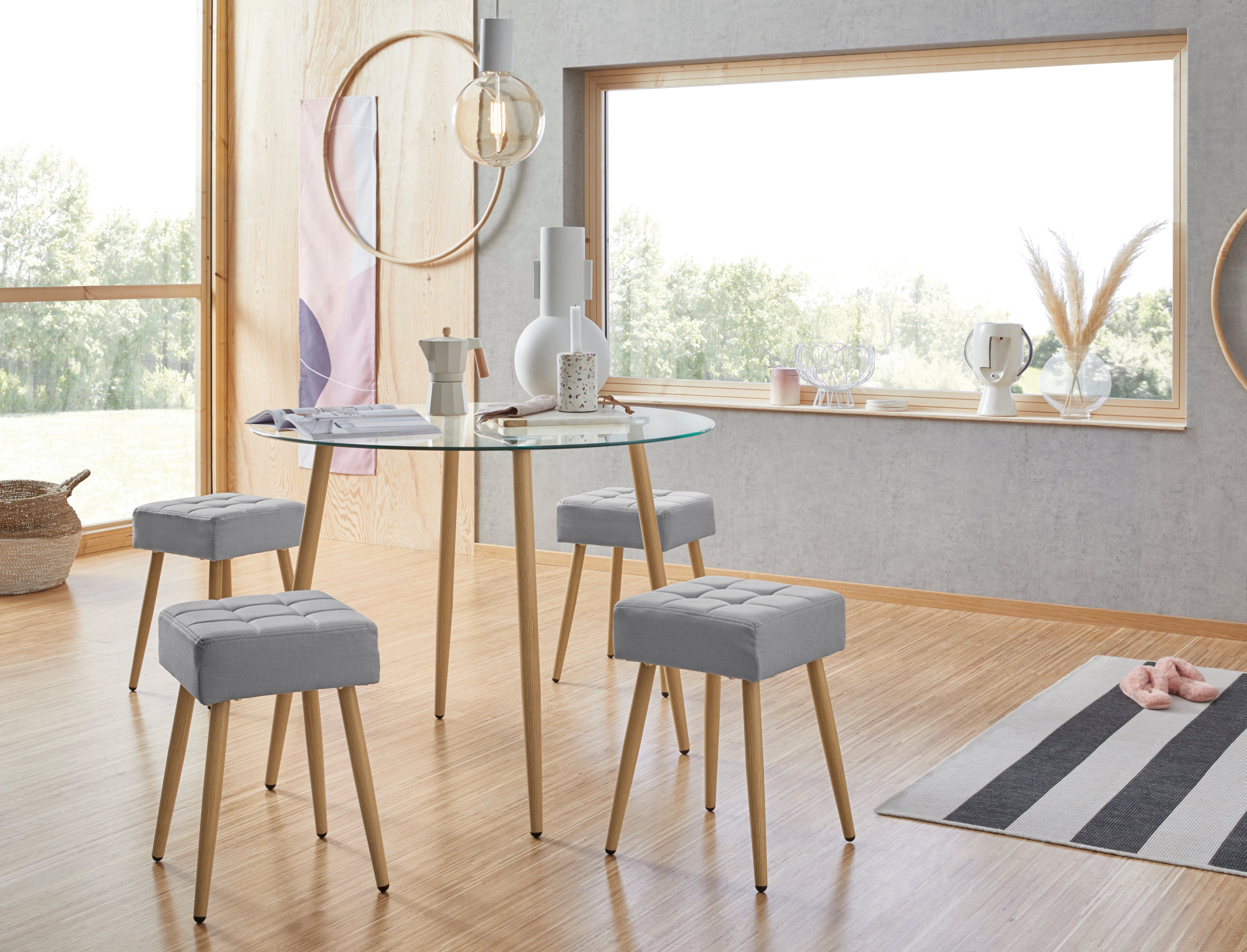INOSIGN Glazen tafel Miller, TOPSELLER! ronde eettafel met een ø van 100 cm, verschillende maten