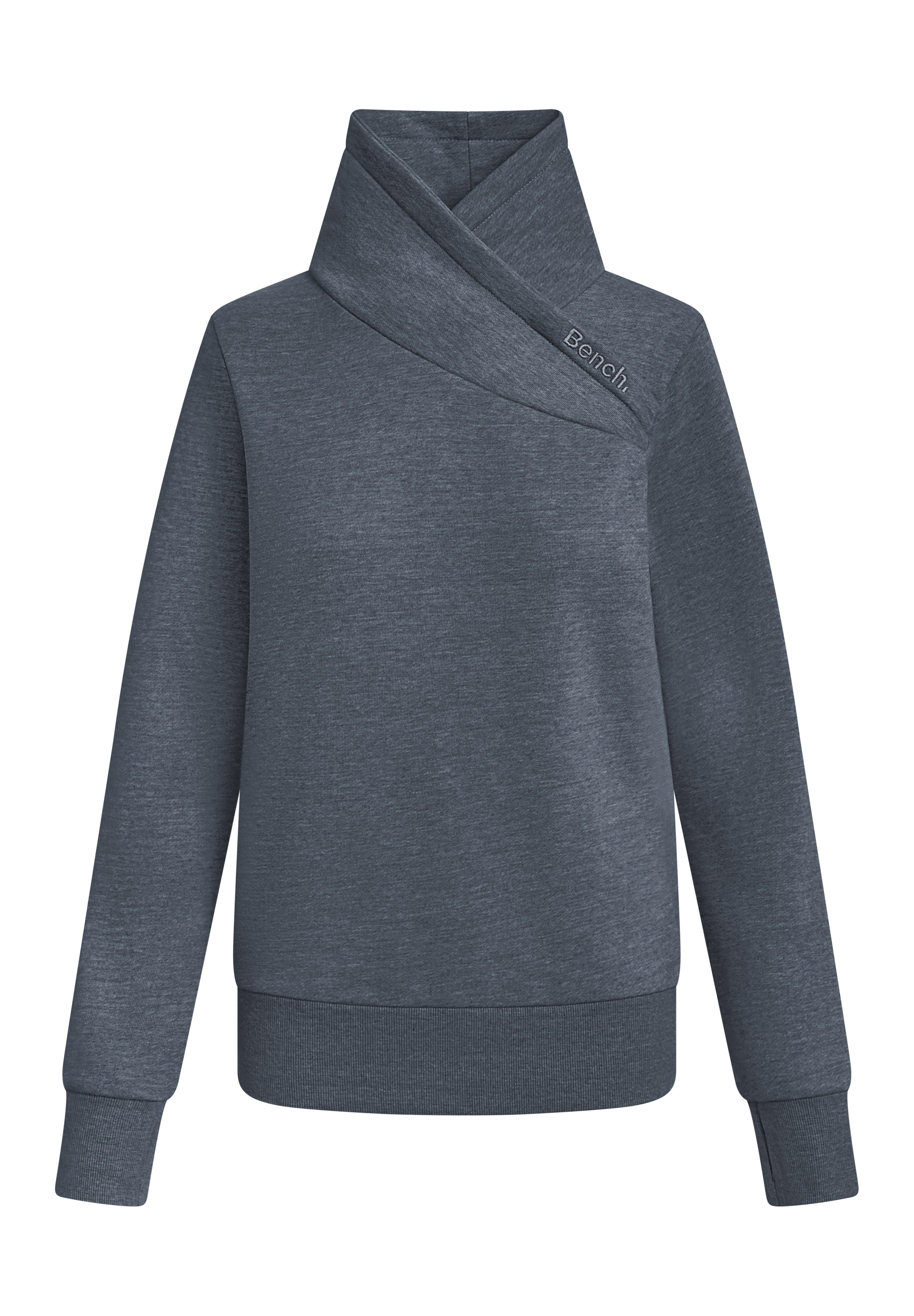 Bench. Sweatshirt Carla met logo-borduursel en duimopeningen