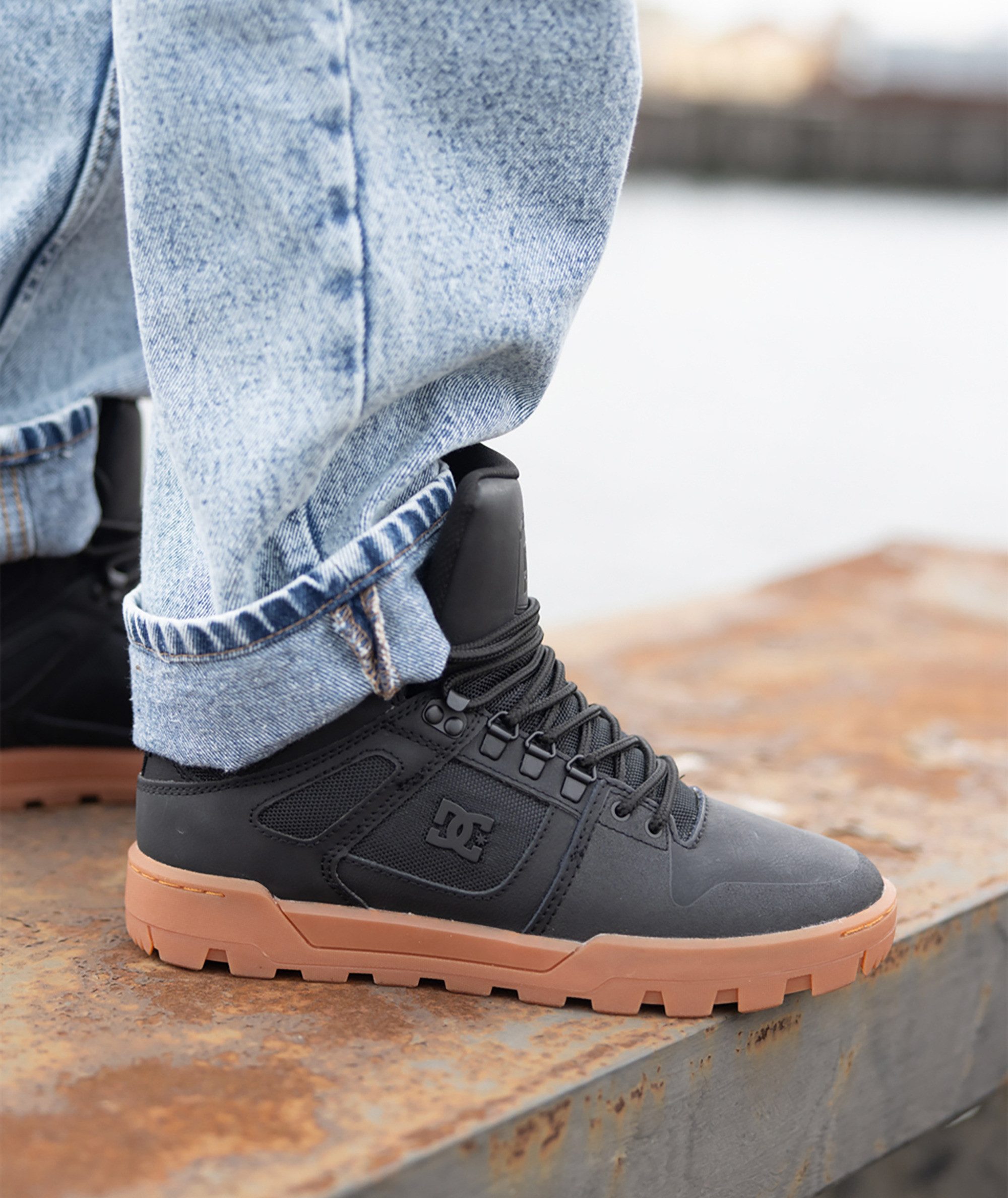 DC Shoes Sneakerboots PURE HIGH-TOP WR BOOT Winterschoenen, winterlaarzen, veterschoenen, wintersneakers
