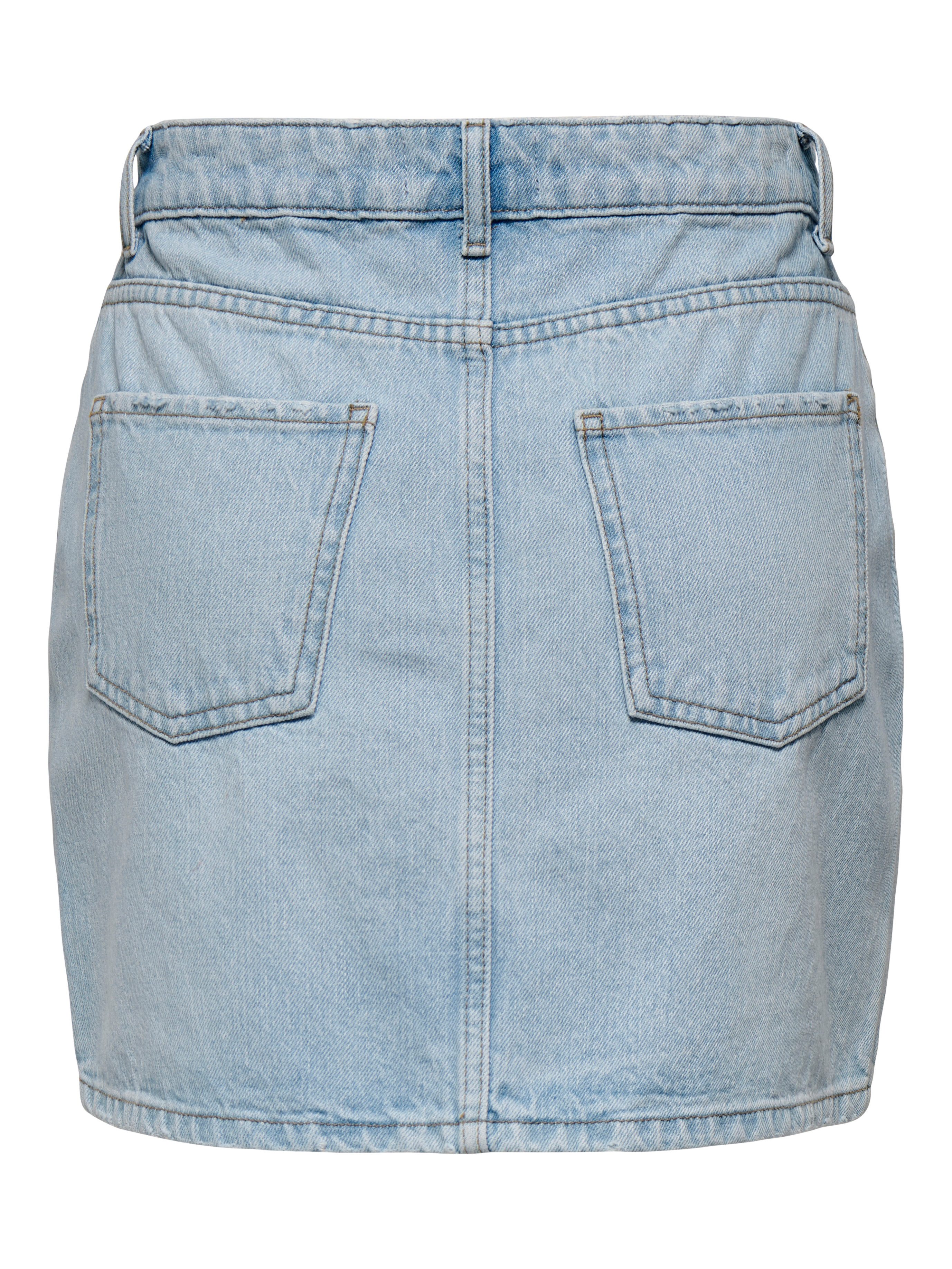 Only Jeans rok ONLSTELLA RHINESTONE SHORT SKIRT DNM AZG