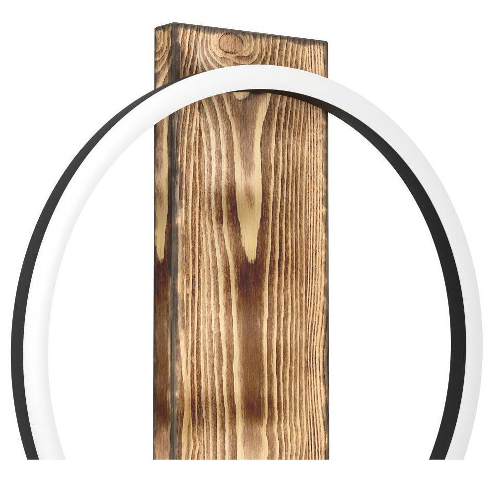EGLO Tafellamp BOYAL Tafellamp, bruin, zwart, wit, LED lamp met schakelaar, tafellamp (1 stuk)
