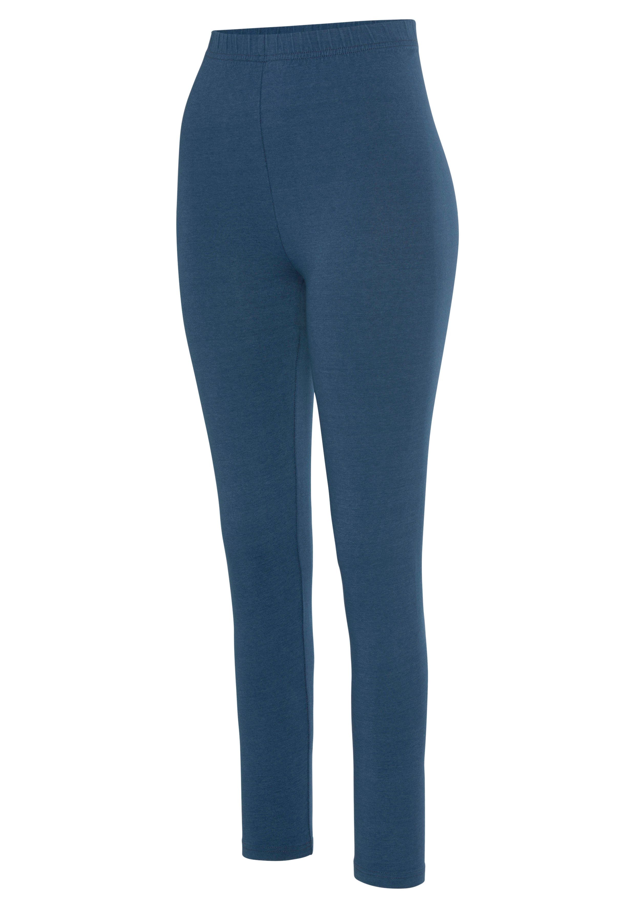vivance active Legging met rubberen tailleband loungewear (2-delig Set van 2)