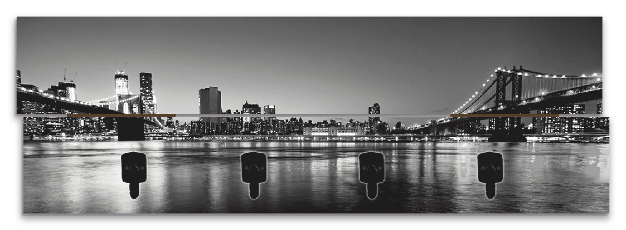 Artland Kapstok New York City Skyline Brooklyn Bridge