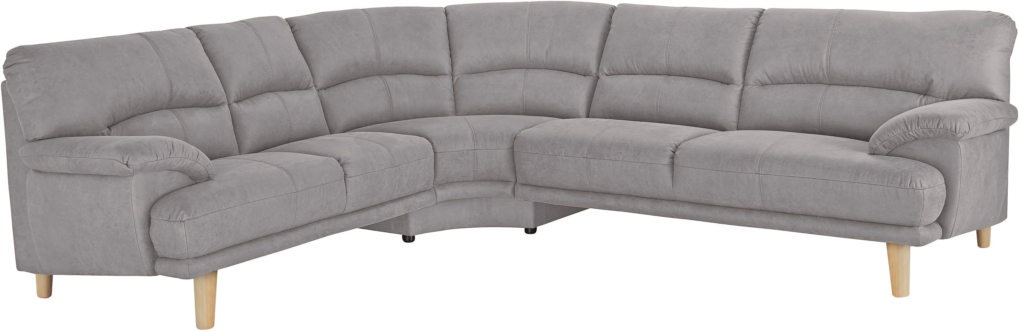 TRENDMANUFAKTUR Hoekbank Cecilia, Italiaans design, modern en comfortabel, L-vorm