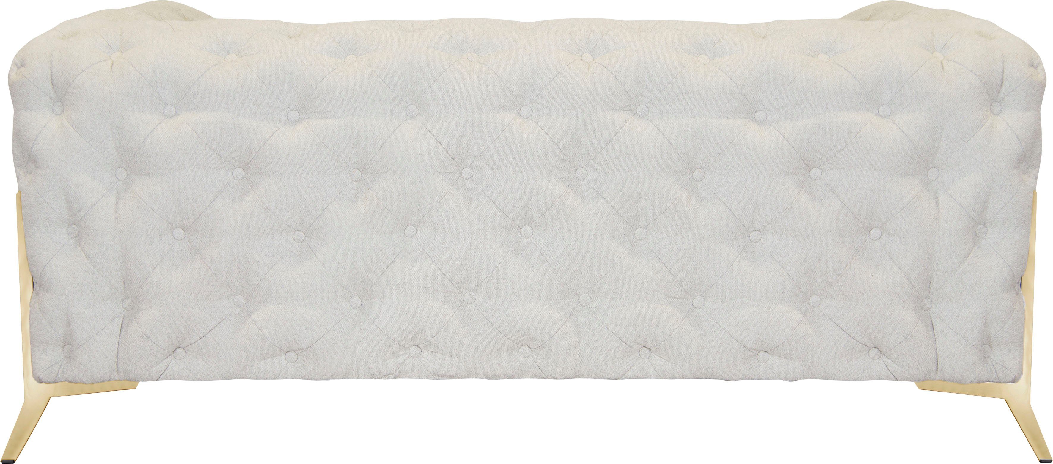 Leonique Chesterfield-bank Amaury luxueuze capitonnage, moderne chesterfield look, kleur van de poten ter keuze
