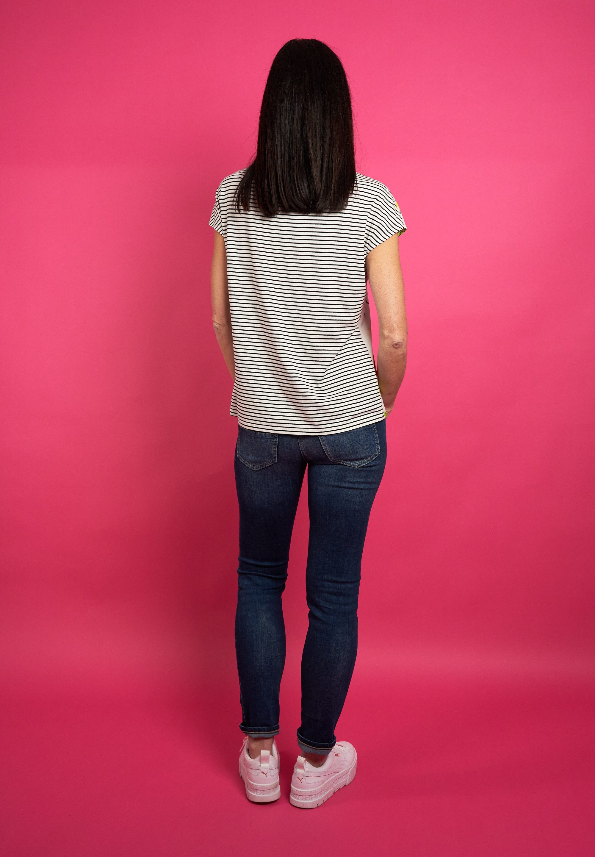 Seidel Moden Shirt met korte mouwen met all-over print, made in germany