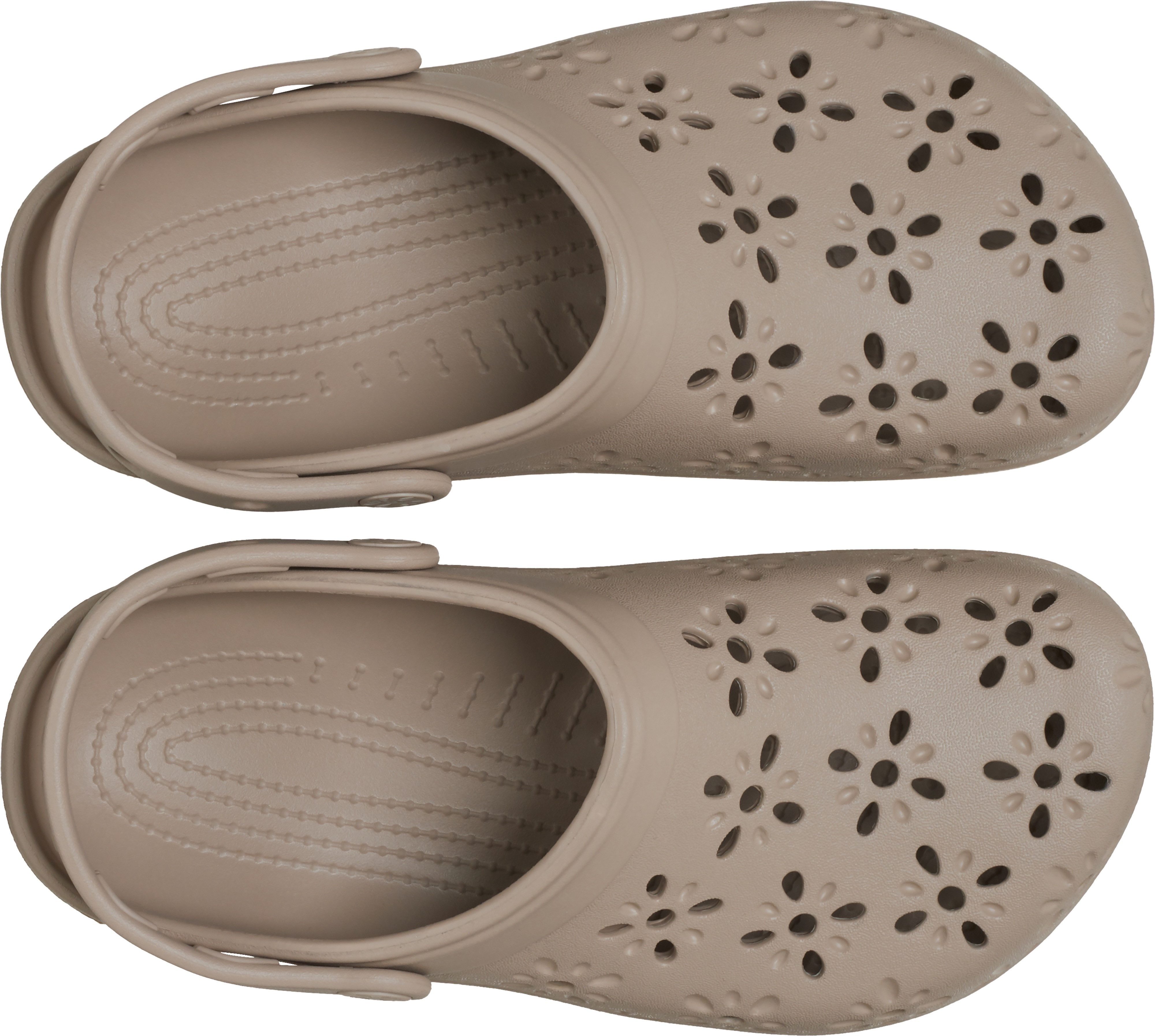 Crocs Clogs Classic Floral Cut Out Clog