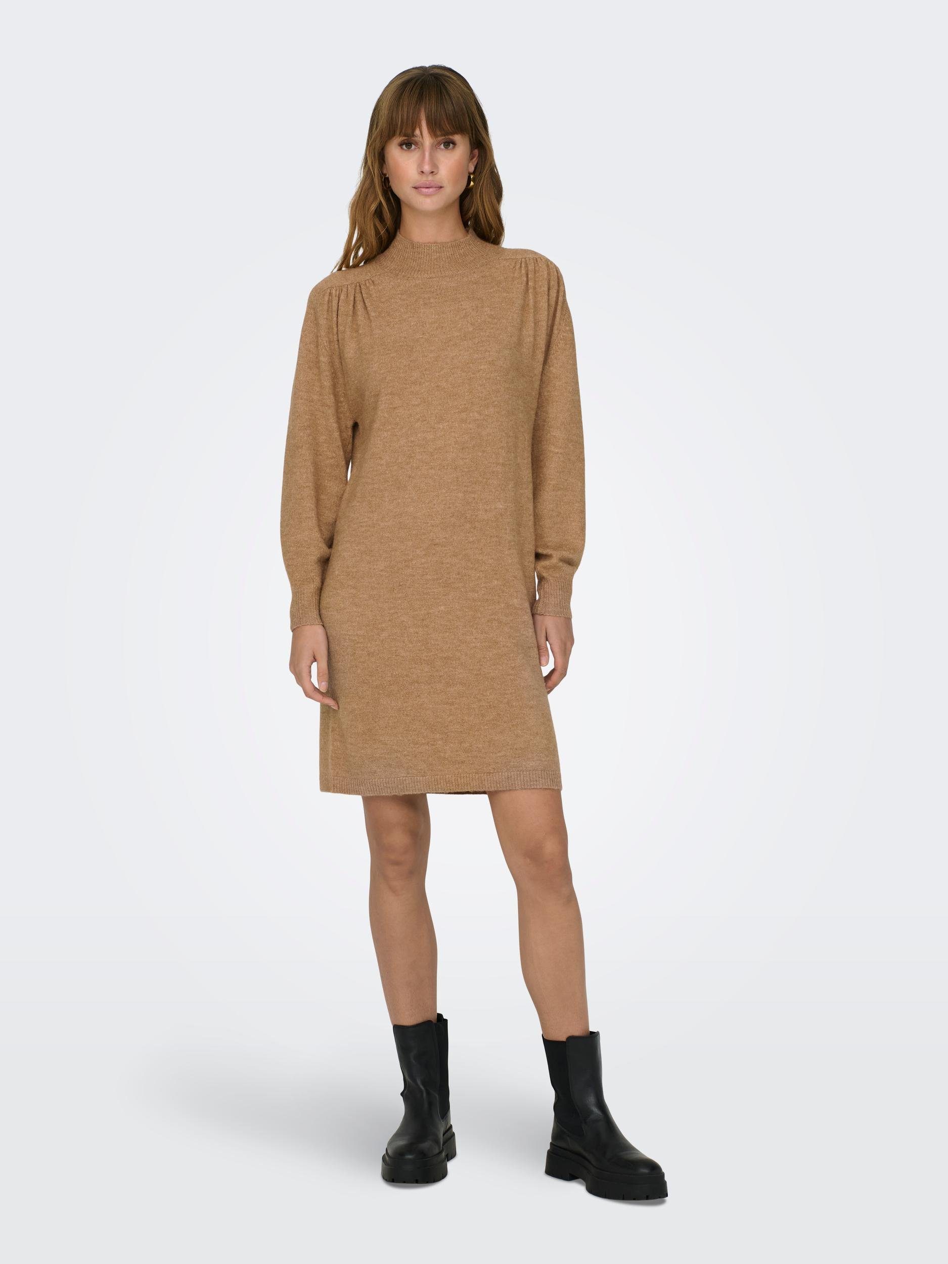 Only Tricotjurk ONLEMILIA LS HIGHNECK DRESS CC KNT