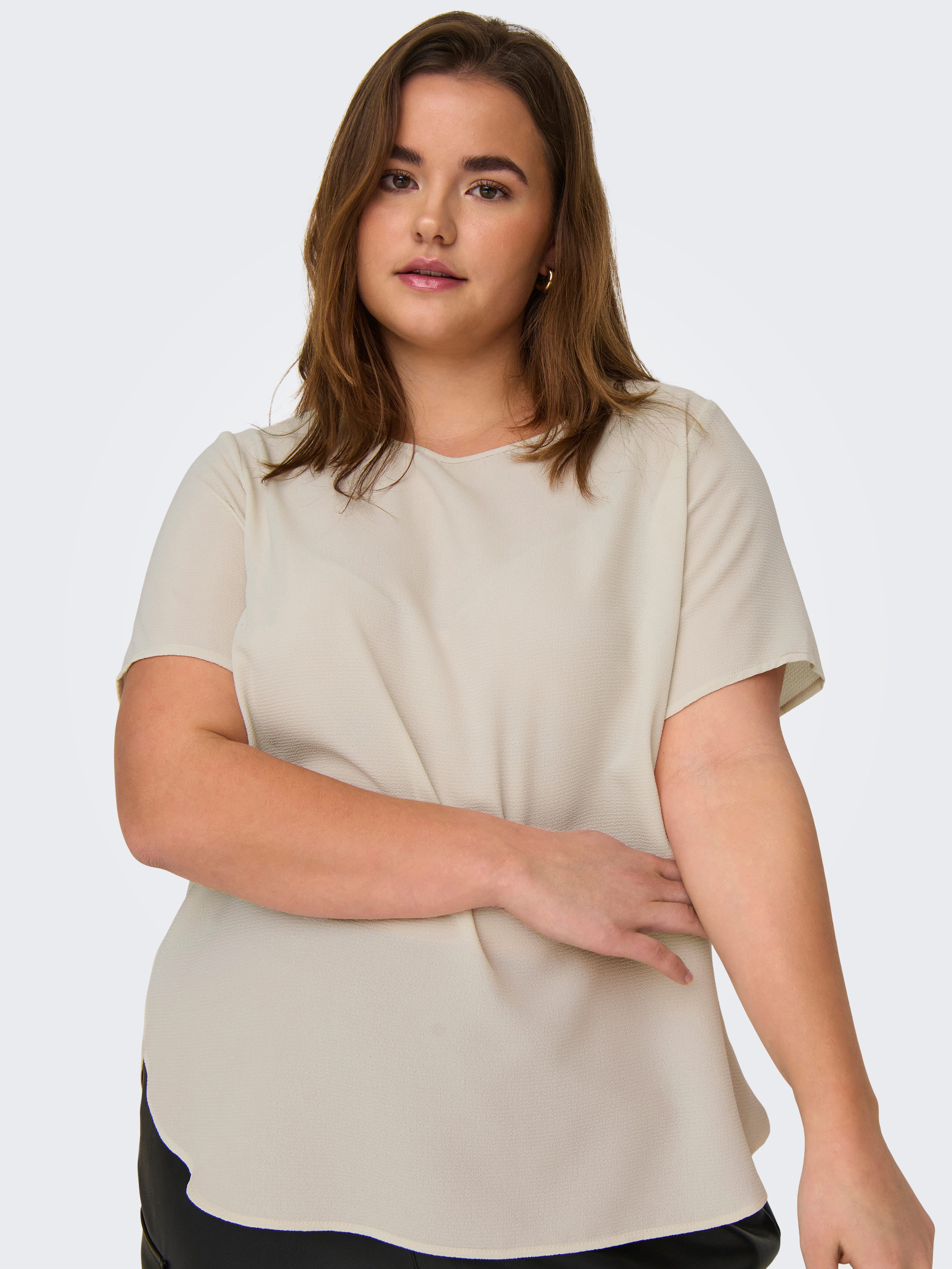 ONLY CARMAKOMA Shirtblouse CARVICA SS TOP WVN NOOS