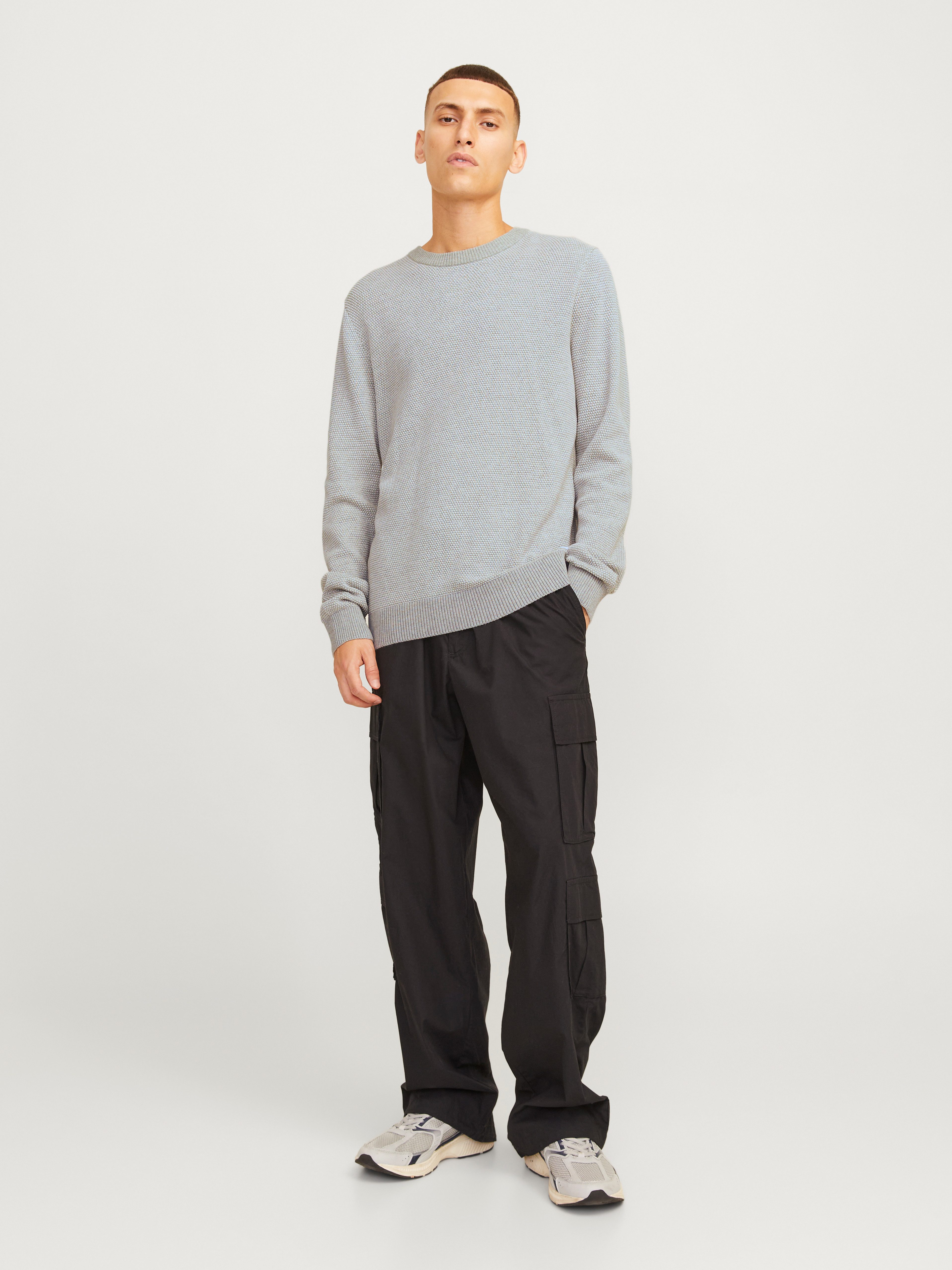Jack & Jones Trui met ronde hals JJEGLOBE KNIT CREW NECK NOOS