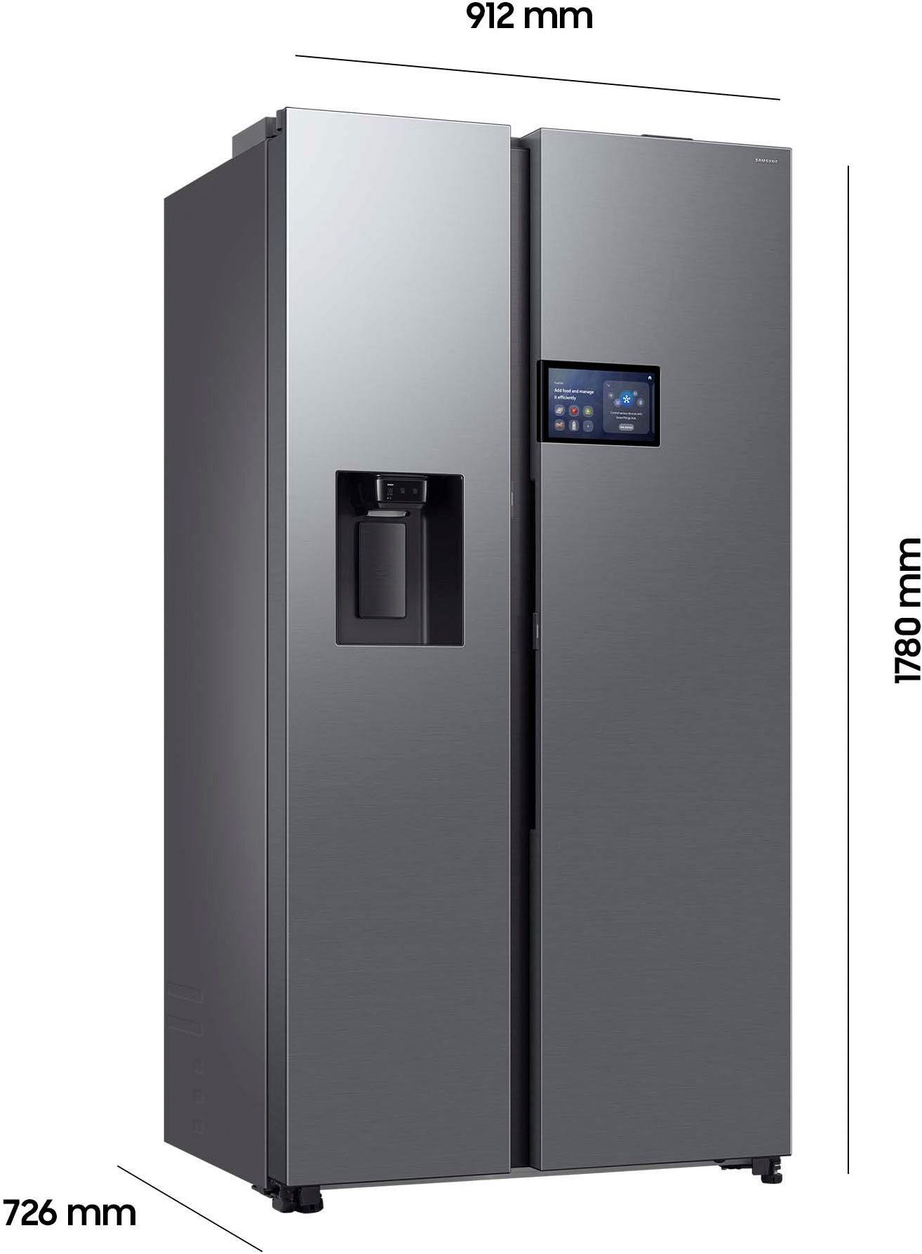 Samsung Side-by-side RS90F65EDF