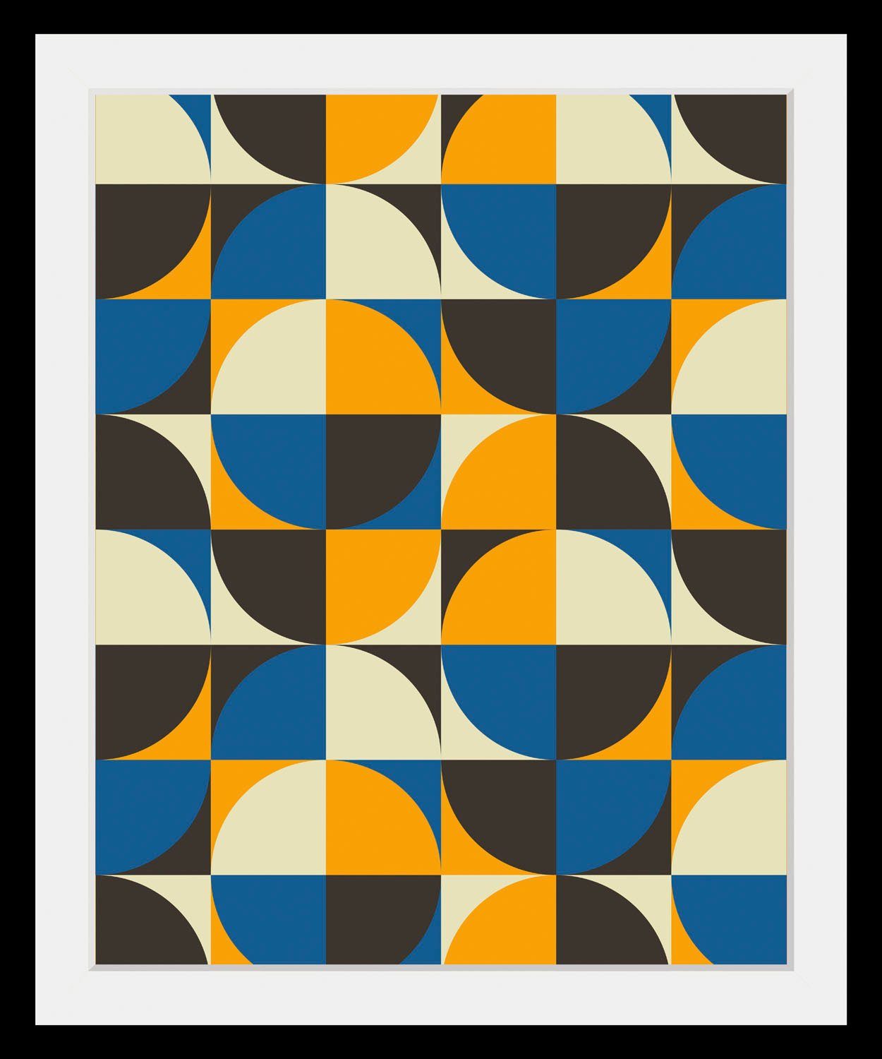 queence Wanddecoratie Sammy HD premium posterdruk incl. houten lijst (1 stuk)