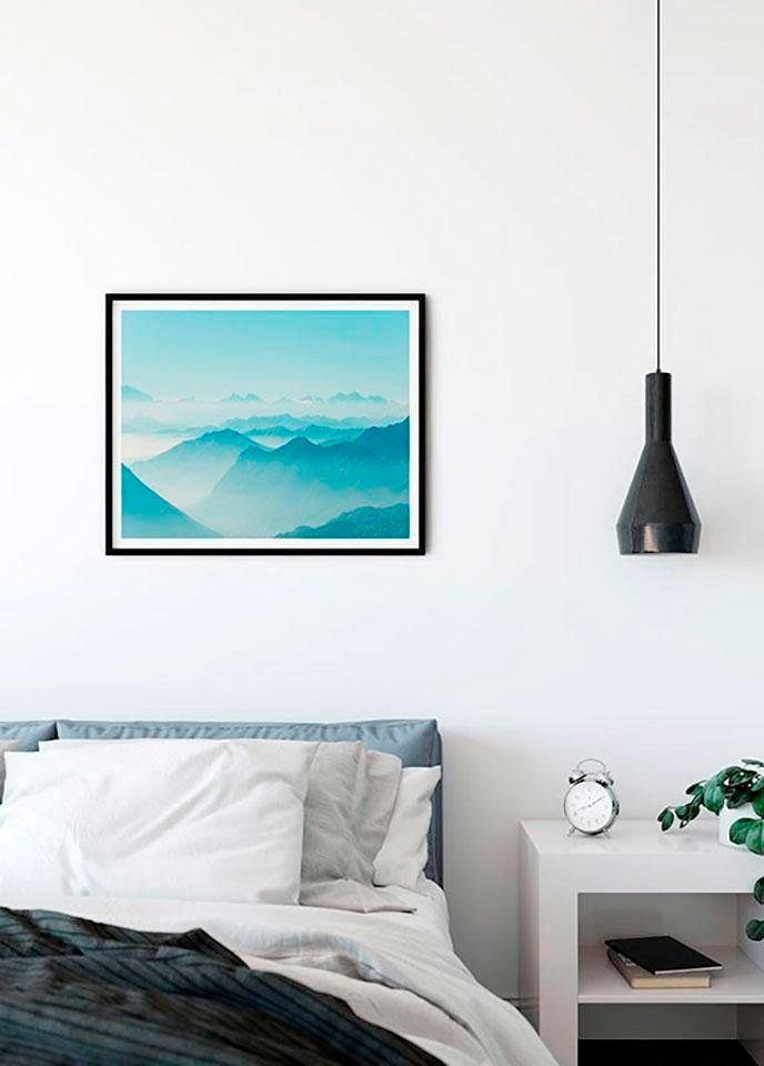 Komar Wanddecoratie Mountain view Wanddecoratie - zonder lijst (1 stuk)