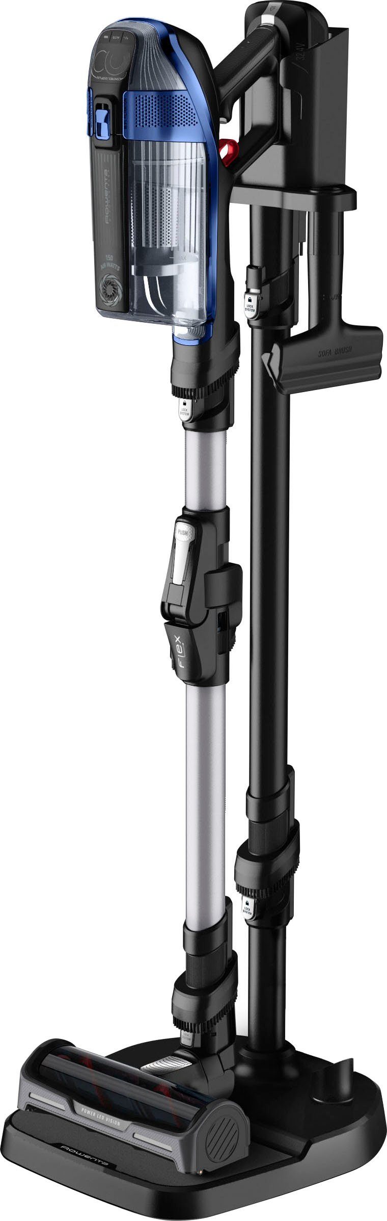 Rowenta Snoerloze hand- en steelstofzuiger Rowenta RH99C3 X-Force Flex