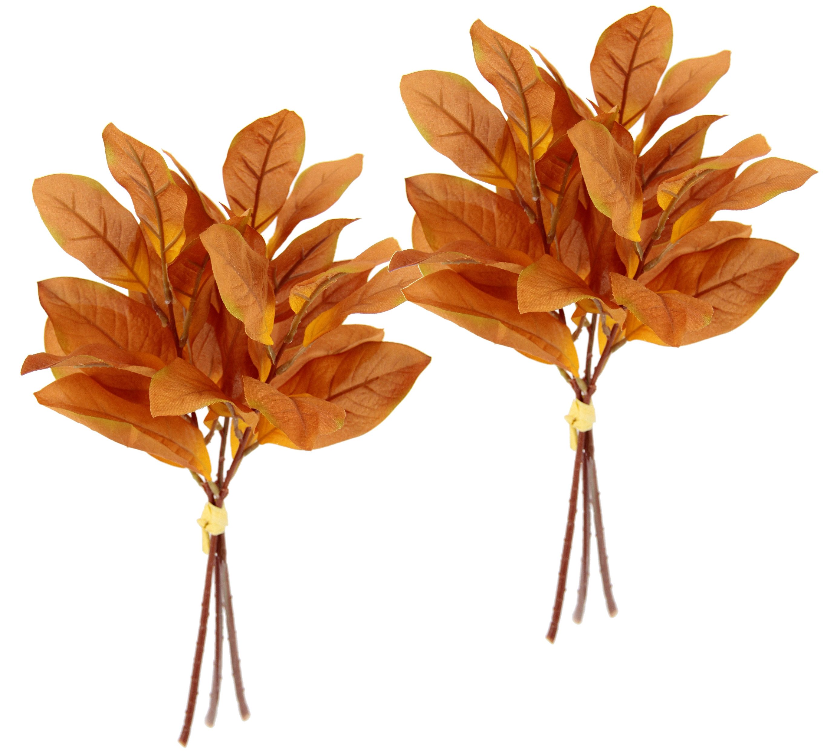 I.GE.A. Kunstbloem Kunstmatige herfstbladeren-bos Kunstplant, boeketten, herfstdecoratie, bloemdecoratie, herfstbladeren (2 stuks)