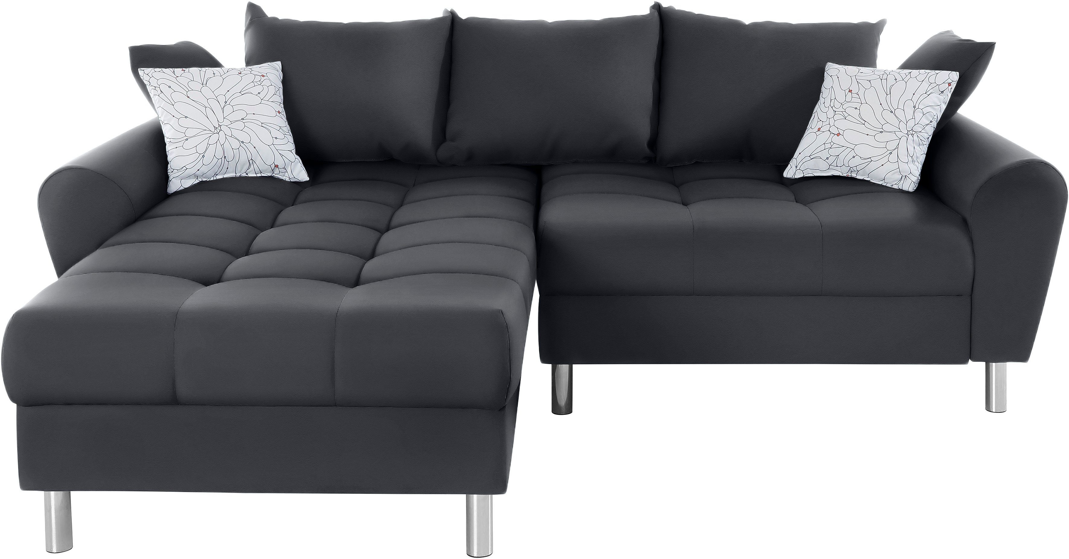 COLLECTION AB Hoekbank Rada L-vorm inclusief hocker, slaapfunctie en binnenvering