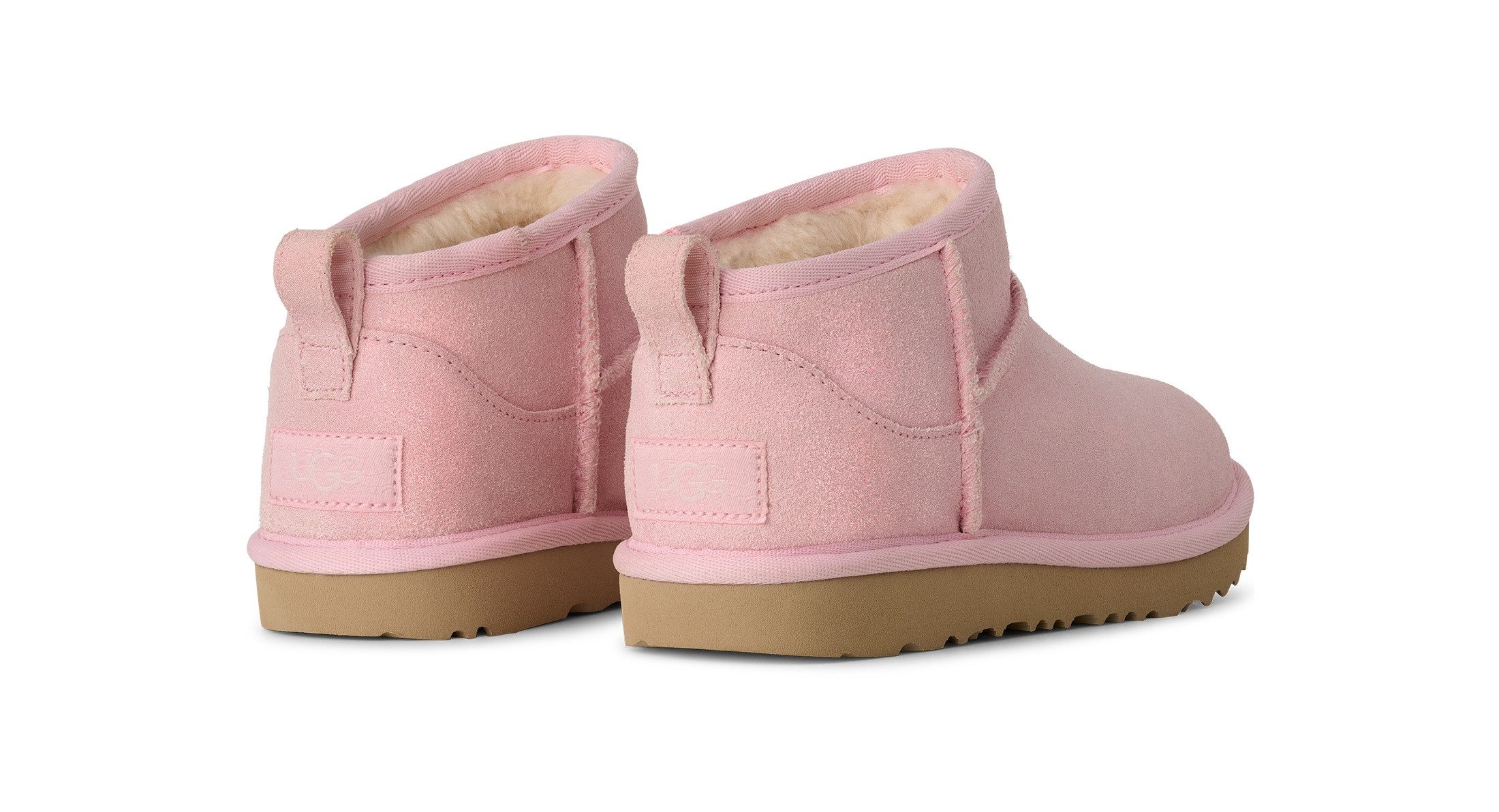 UGG Boots zonder sluiting Classic Ultra Mini Dazzle Winterboots, instaplaarzen met warme voering