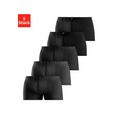 h.i.s boxershort gemaakt van katoen (set, 5 stuks, set van 5) zwart