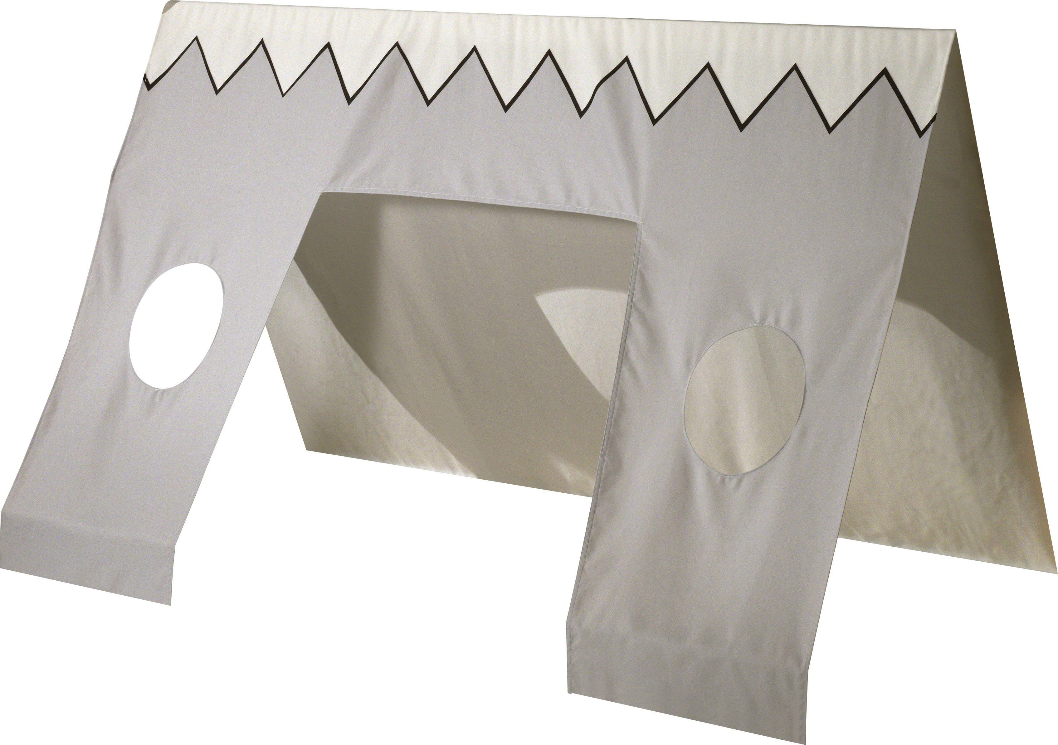 Vipack Kinderledikant Tipi met lattenrol en tentdak