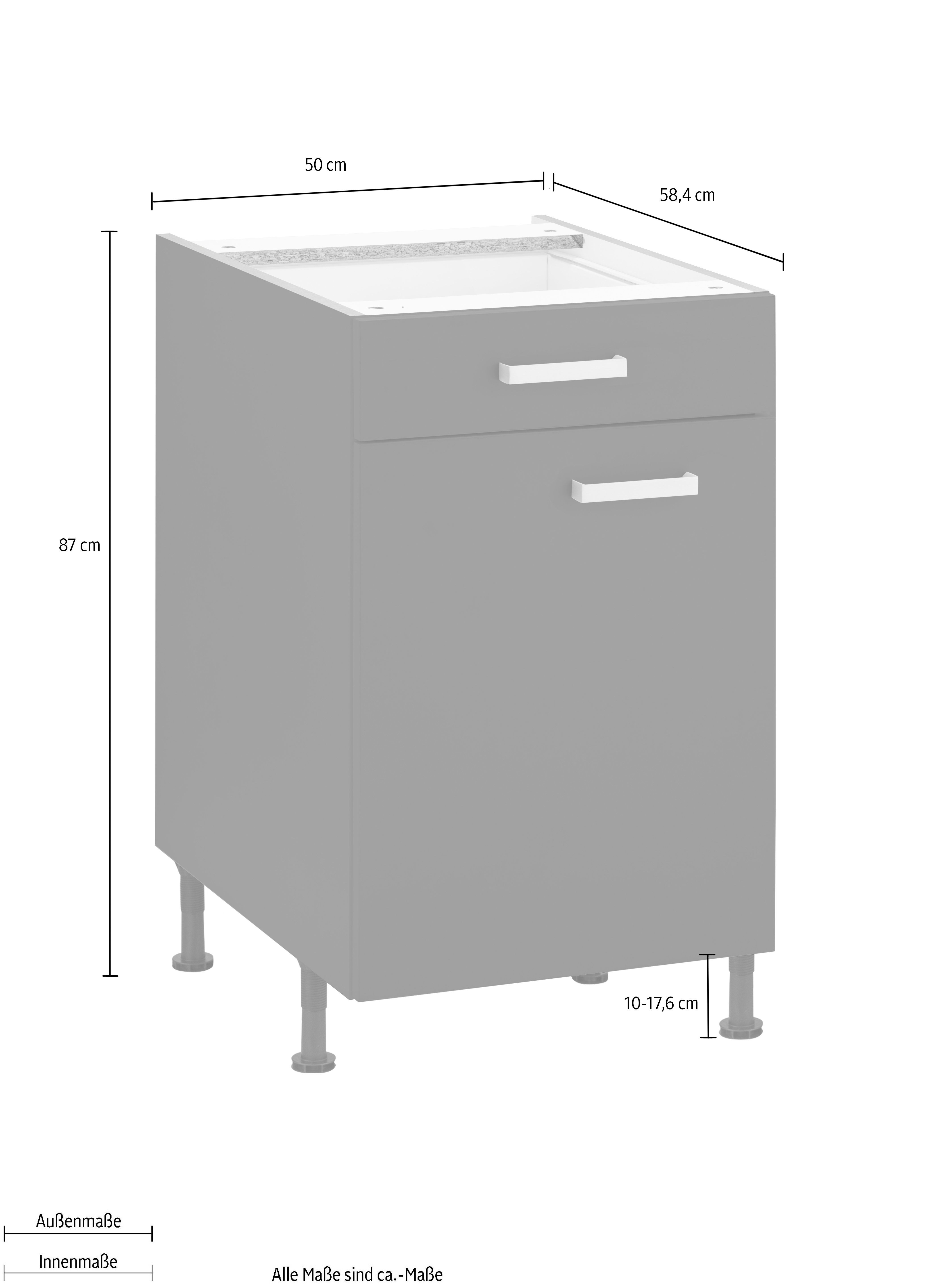 OPTIFIT Onderkast Parma Breedte 50 cm