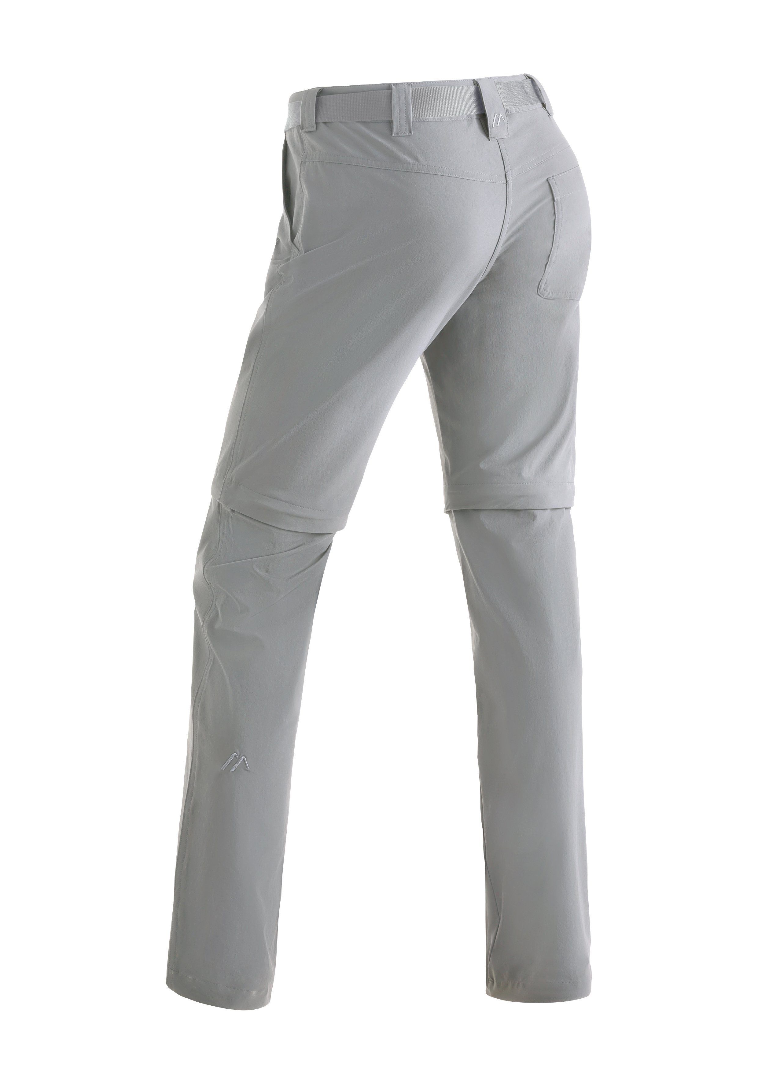 Maier Sports Functionele broek Inara slim zip Dames wandelbroek, zipp-off outdoorbroek, 4 zakken, slim fit
