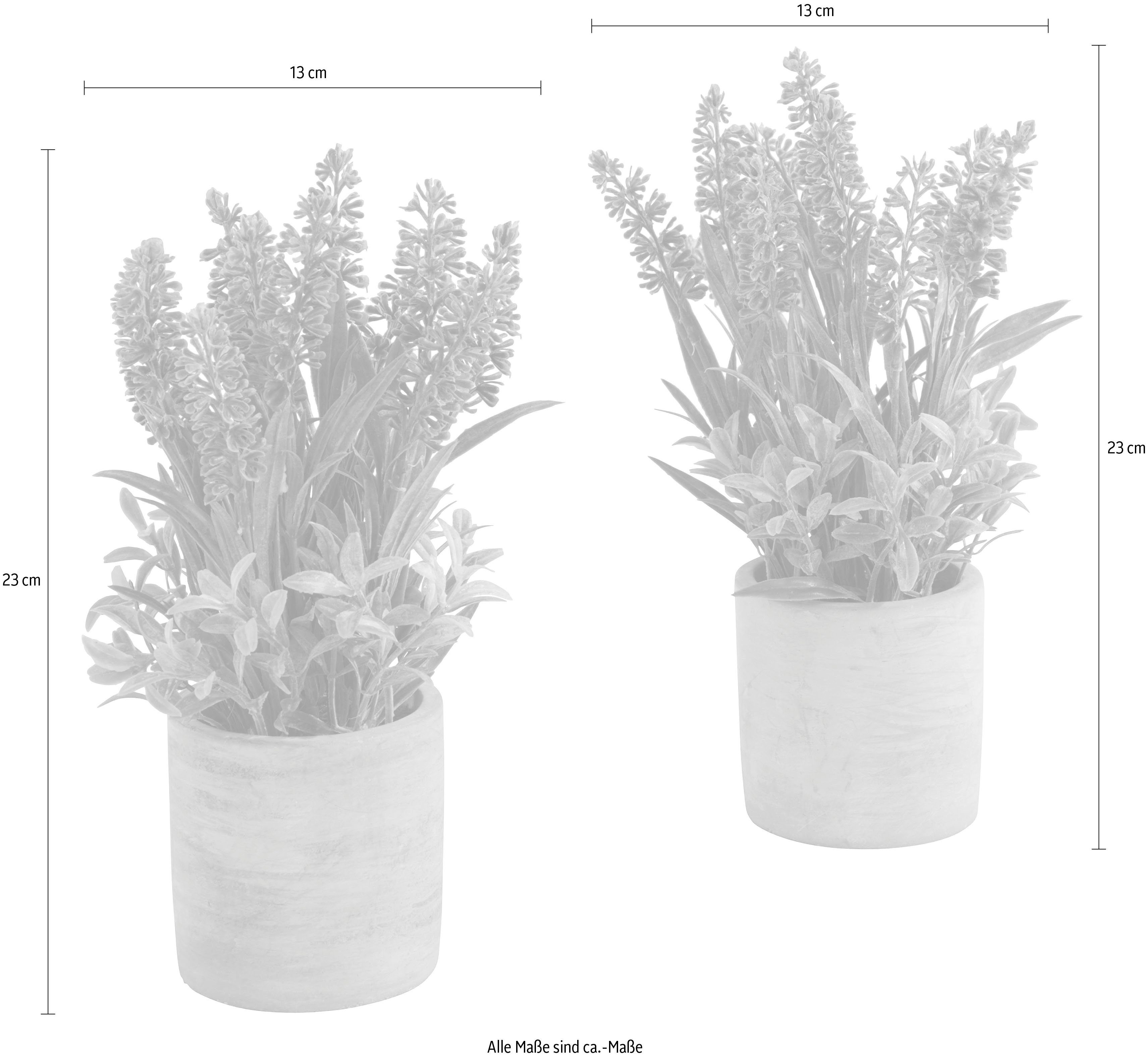 my home Kunstplant Effetamo in een pot(2 stuks)