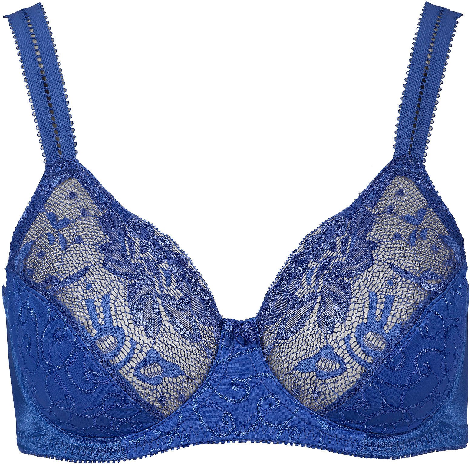 Elbrina Beugel-bh Embroidery met bloemige kantaccenten