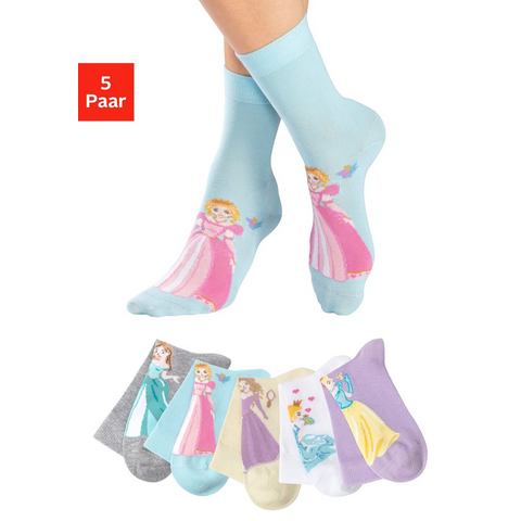 H.I.S Sokken met prinsessenmotieven(5 paar ) online kopen
