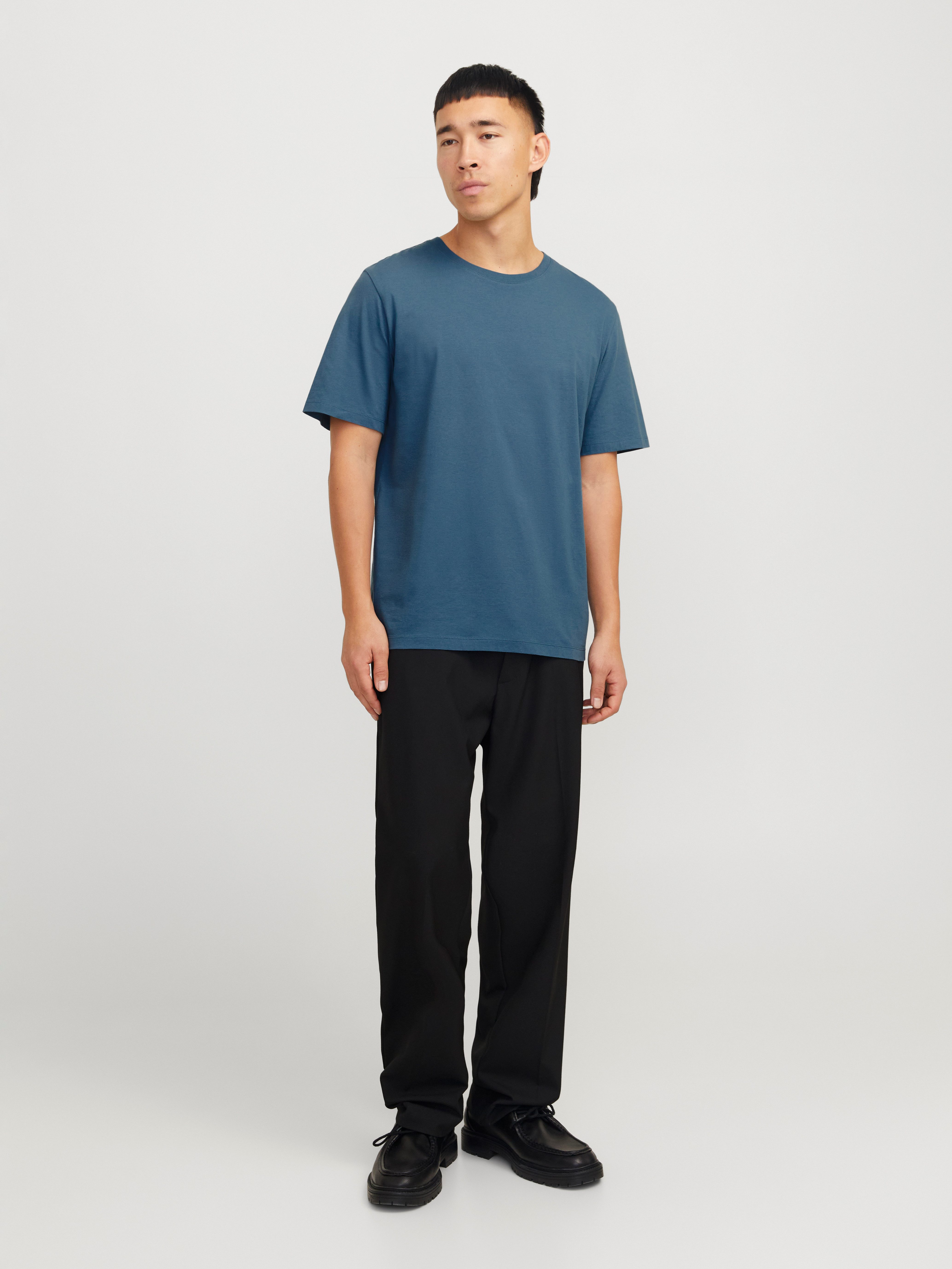 Jack & Jones Shirt met ronde hals JJEORGANIC BASIC TEE SS O-NECK NOOS