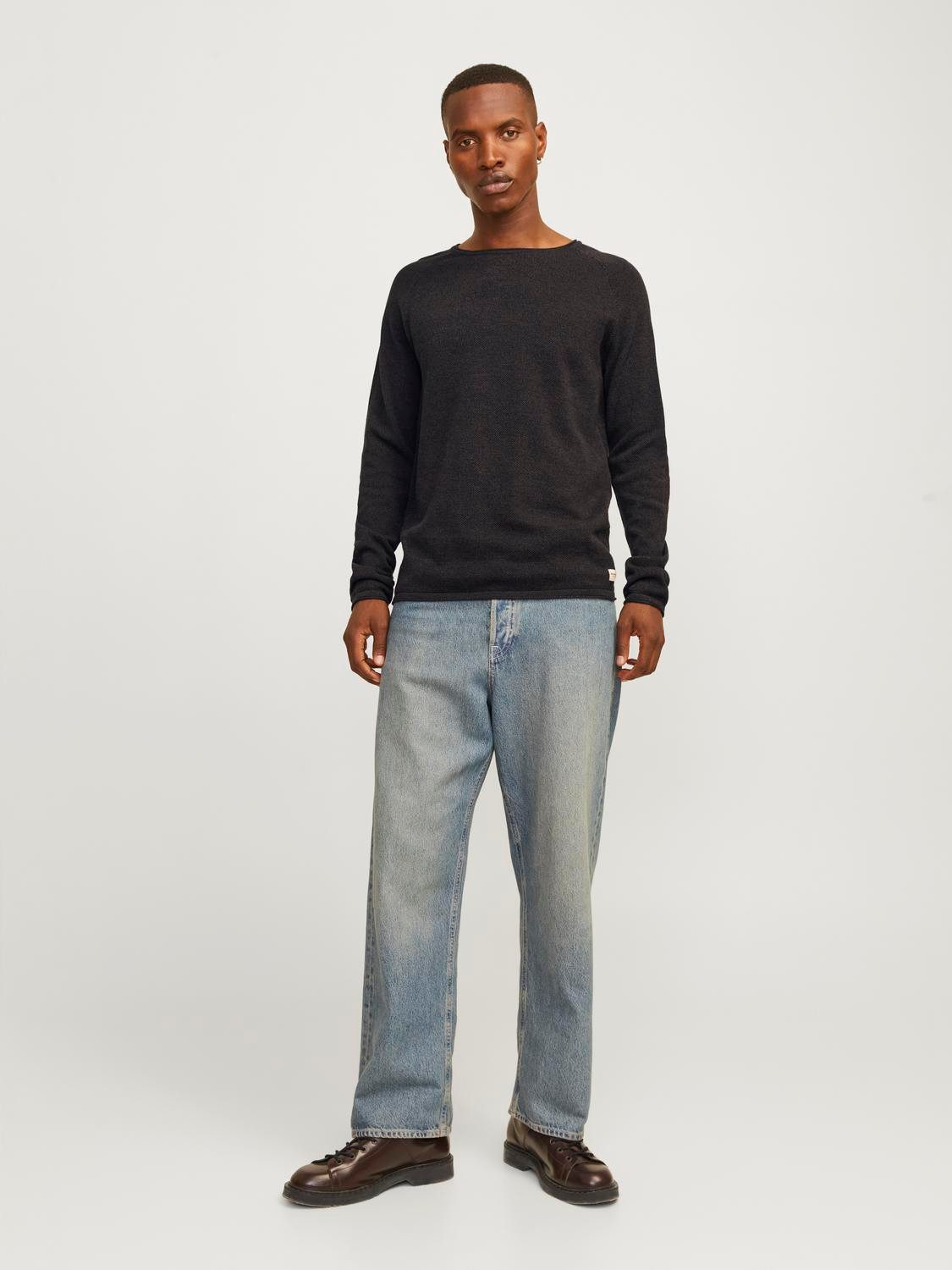 Jack & Jones Trui met ronde hals JJEHILL KNIT CREW NECK NOOS