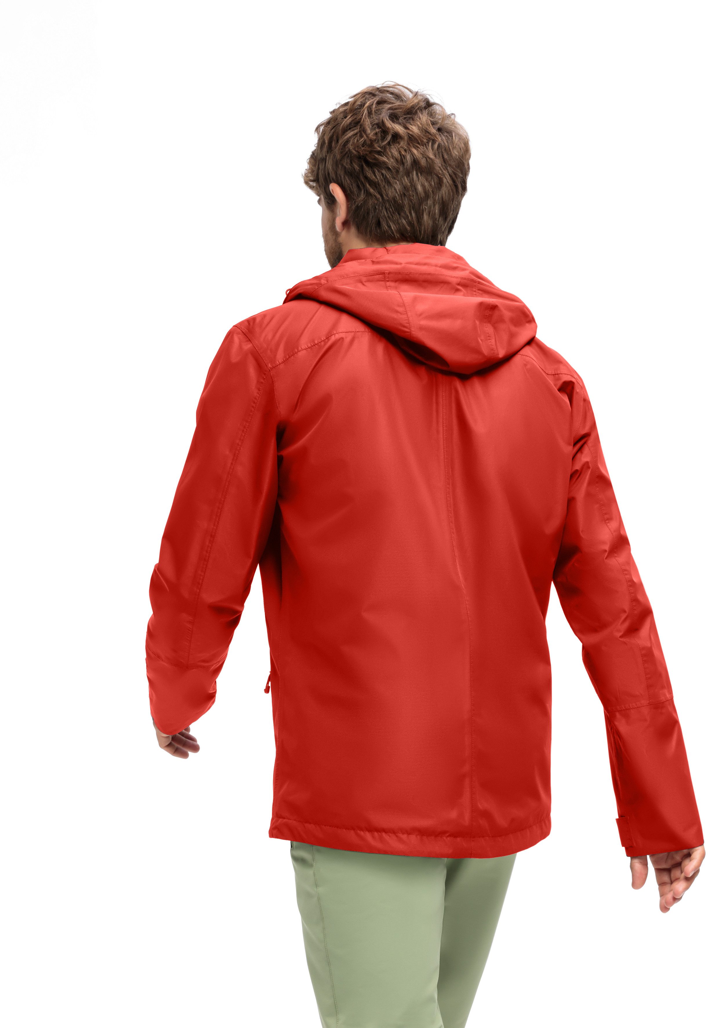Maier Sports Outdoorjack Abbenstein M Heren jacke waterdicht, functionele jas met 2 buitenzakken + binnenzak