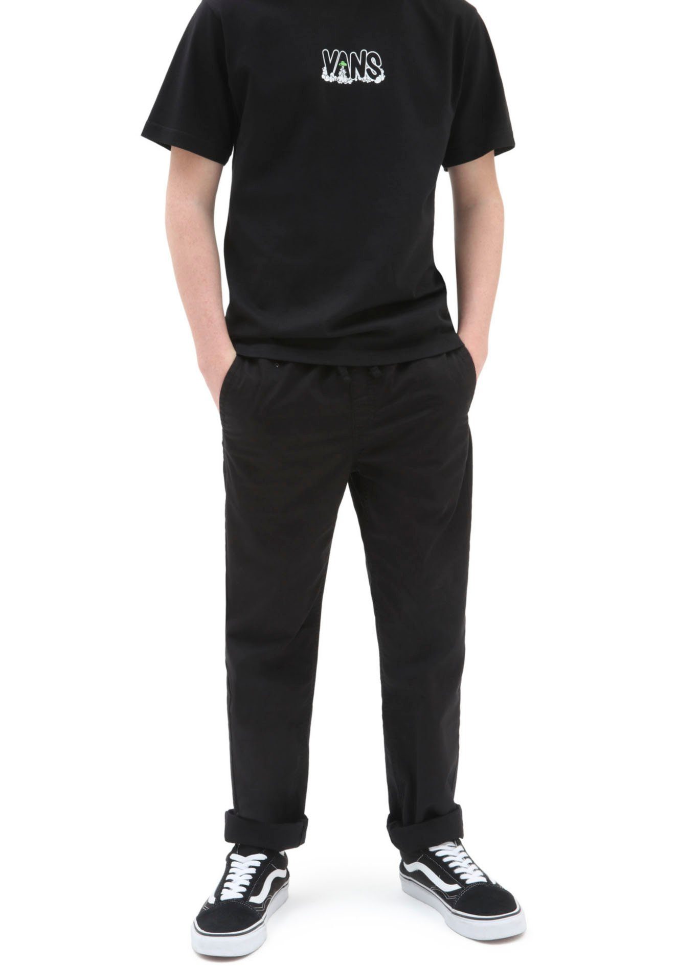 Vans Comfortbroek BY RANGE ELASTIC WAIST PANT BOYS jongens joggingbroeken maat M (146/152) zwart