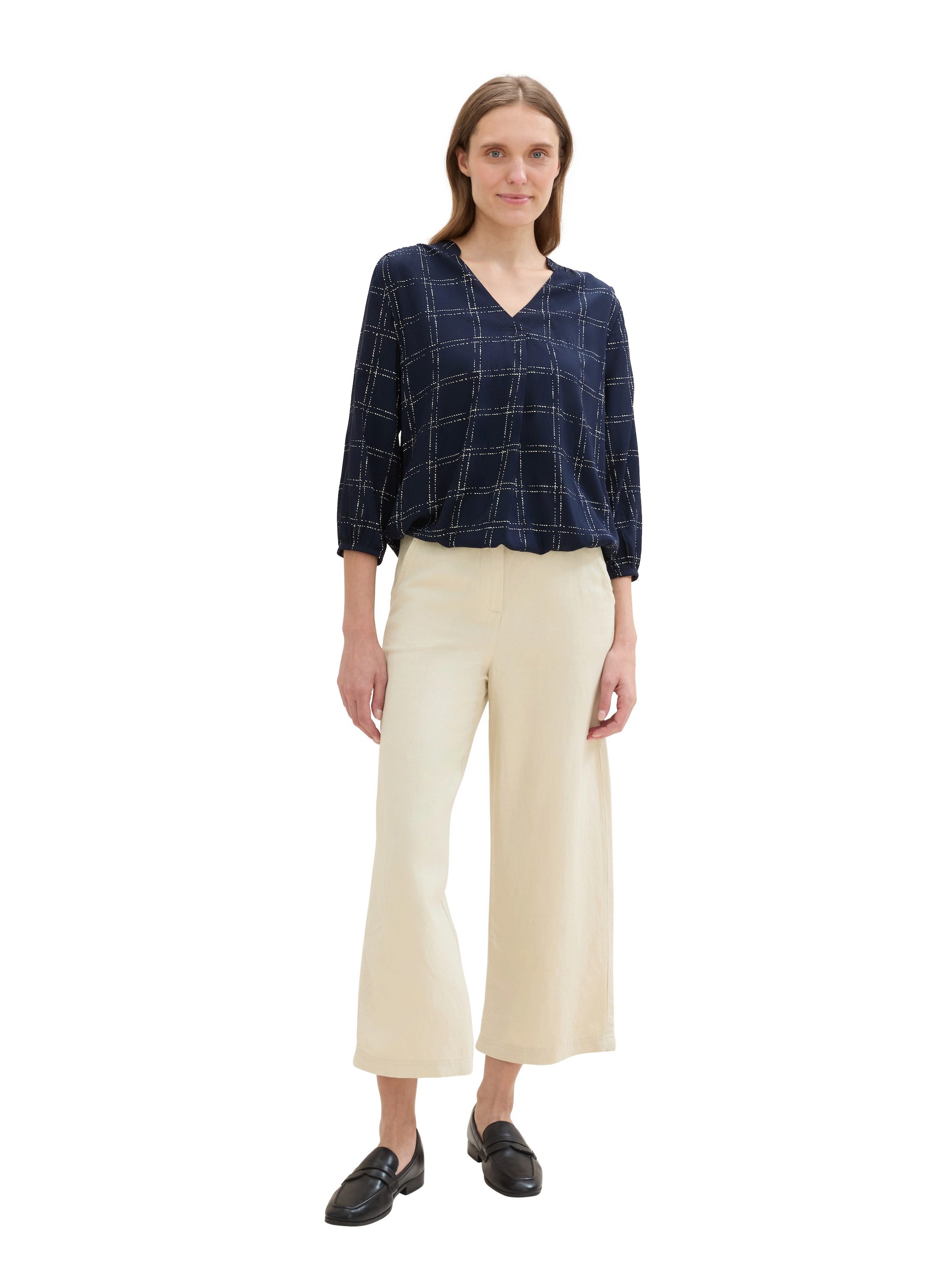 Tom Tailor Blouse met lange mouwen met livaeco by birla cellulose(tm)