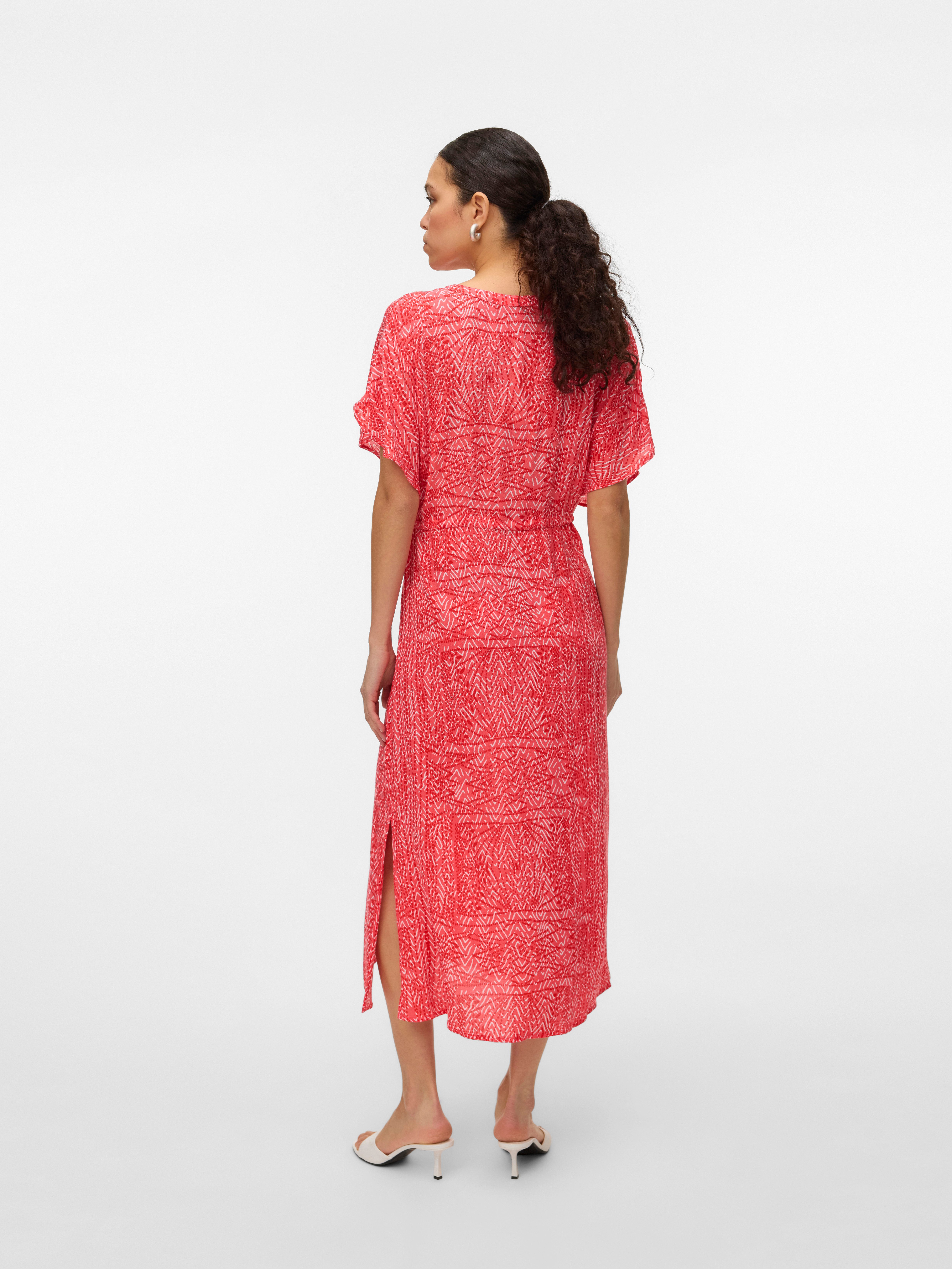 Vero Moda Maxi-jurk VMMENNY SS 7/8 KAFTAN WVN GA