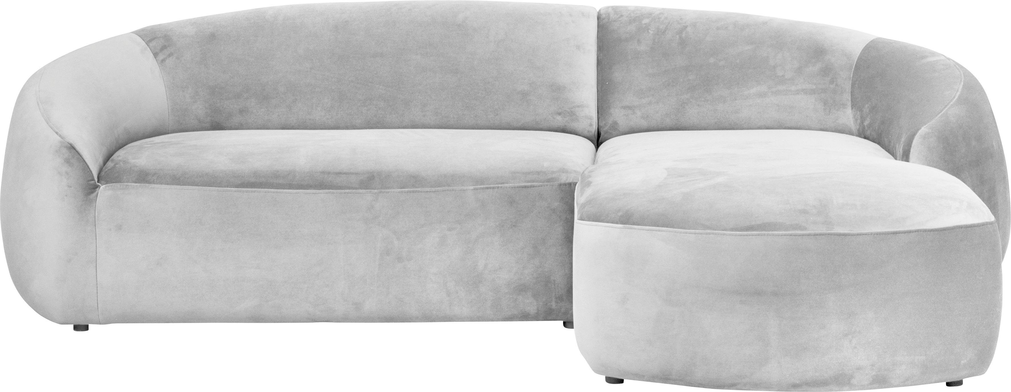 LeGer Home by Lena Gercke Hoekbank YANI L-vorm, designerbank, organische vorm, afmetingen B/D/H: 255/170/81 cm