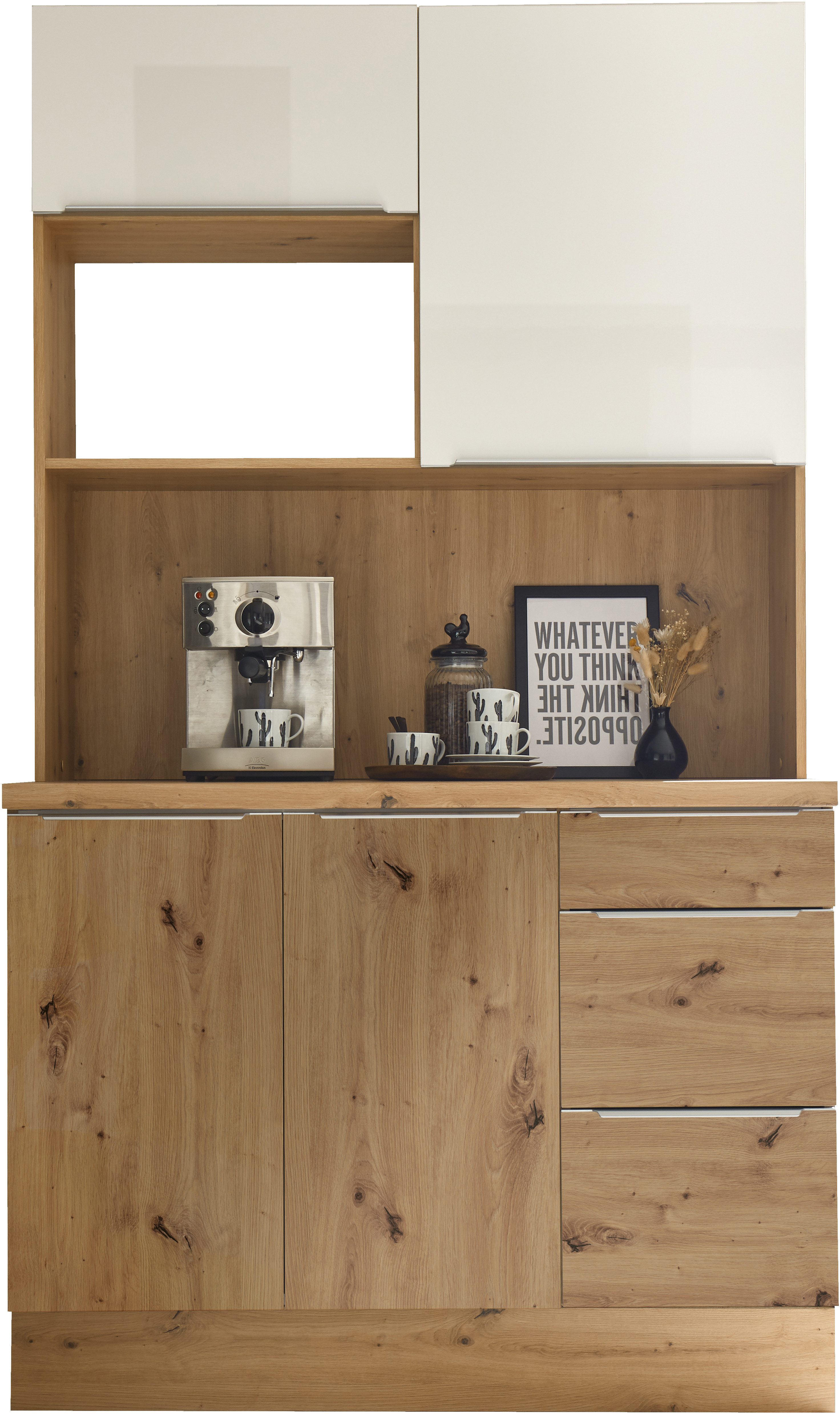 RESPEKTA Buffetkast Safado uit de Marleen serie Breedte 120 cm, met soft-close, in exclusieve configuratie voor OTTO buffetkasten wit