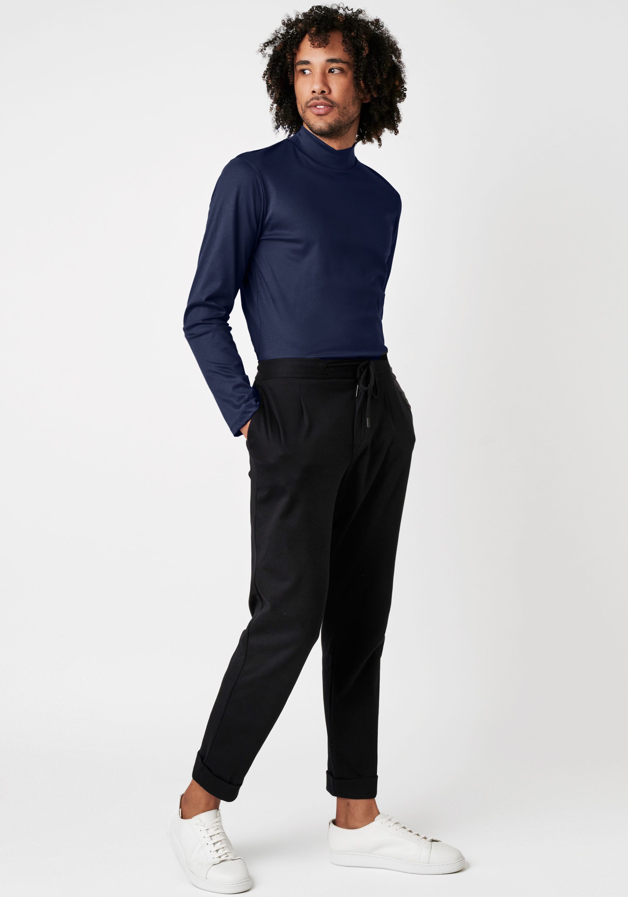 Desoto Colshirt Casual Turtleneck Met een ronde hals