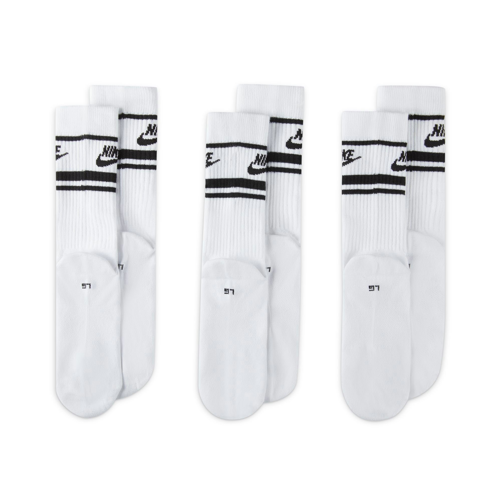 Nike Sportswear Sportsokken EVERYDAY ESSENTIAL CREW SOCKS (3 PA (set 3 paar)
