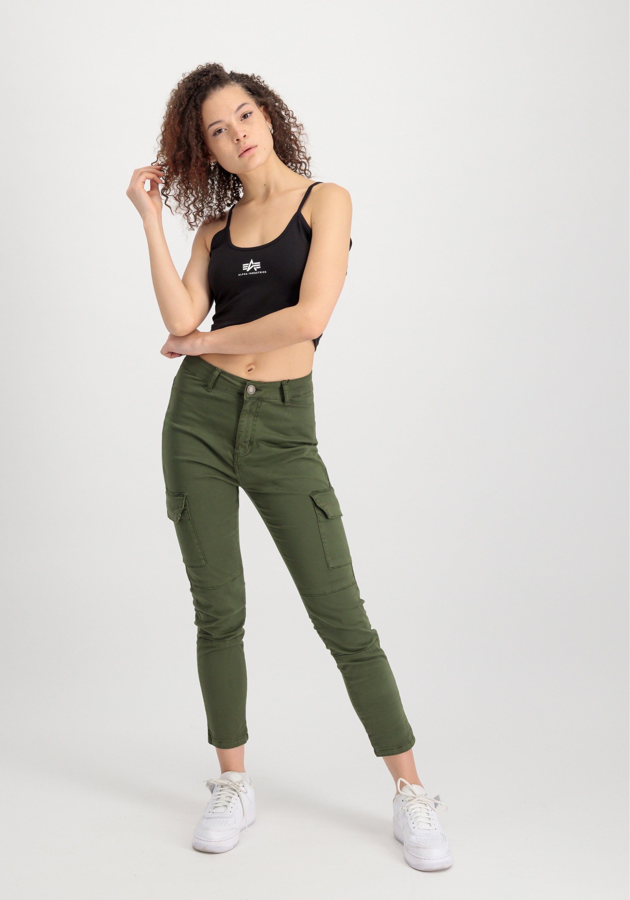 Alpha Industries Muscle-shirt Alpha Industries Women - Tanks Basic Crop-Top SL Women